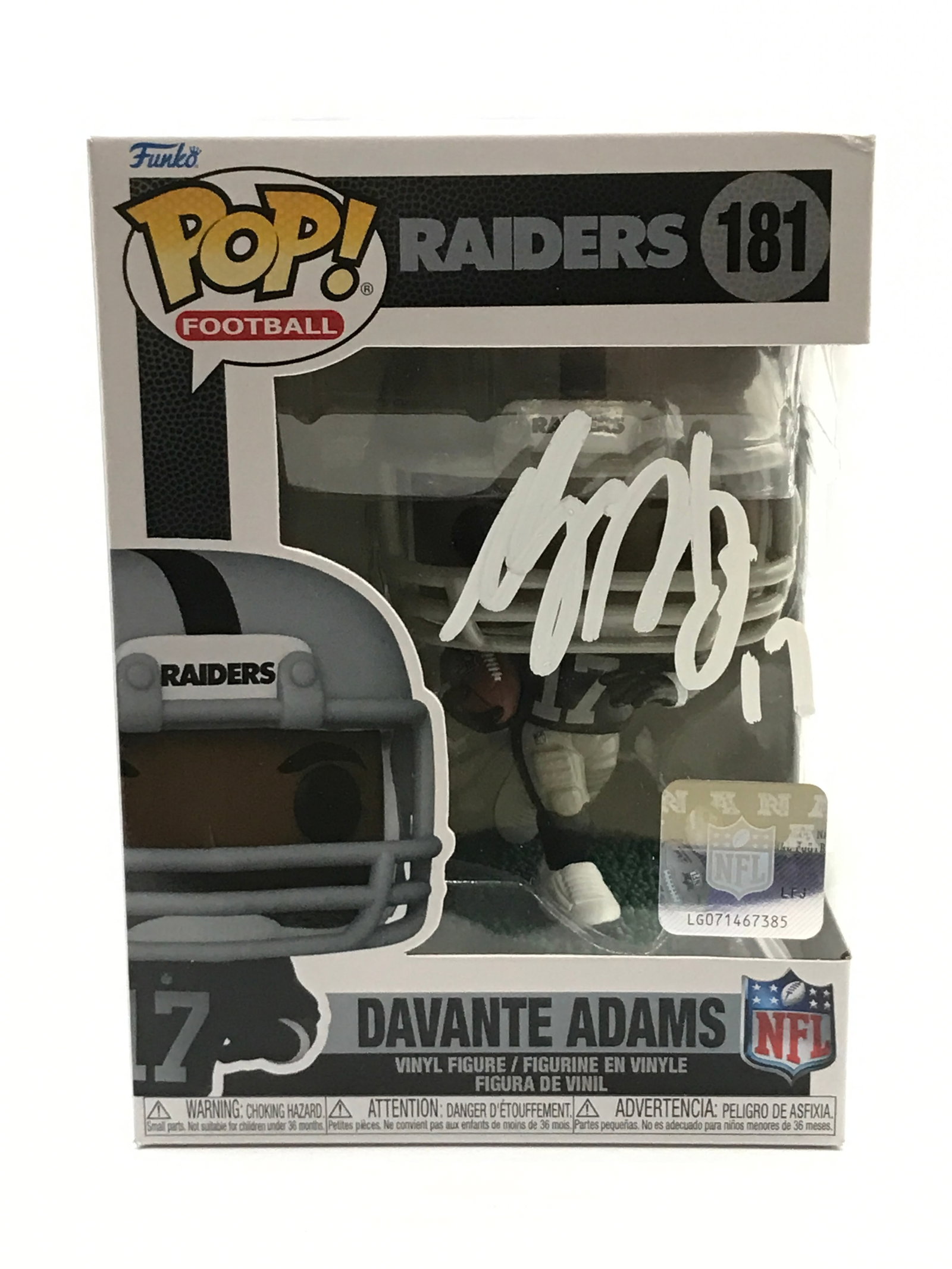 DAVANTE ADAMS SIGNED FUNKO POP - ACE COA: Prices are in Canadian dollars
