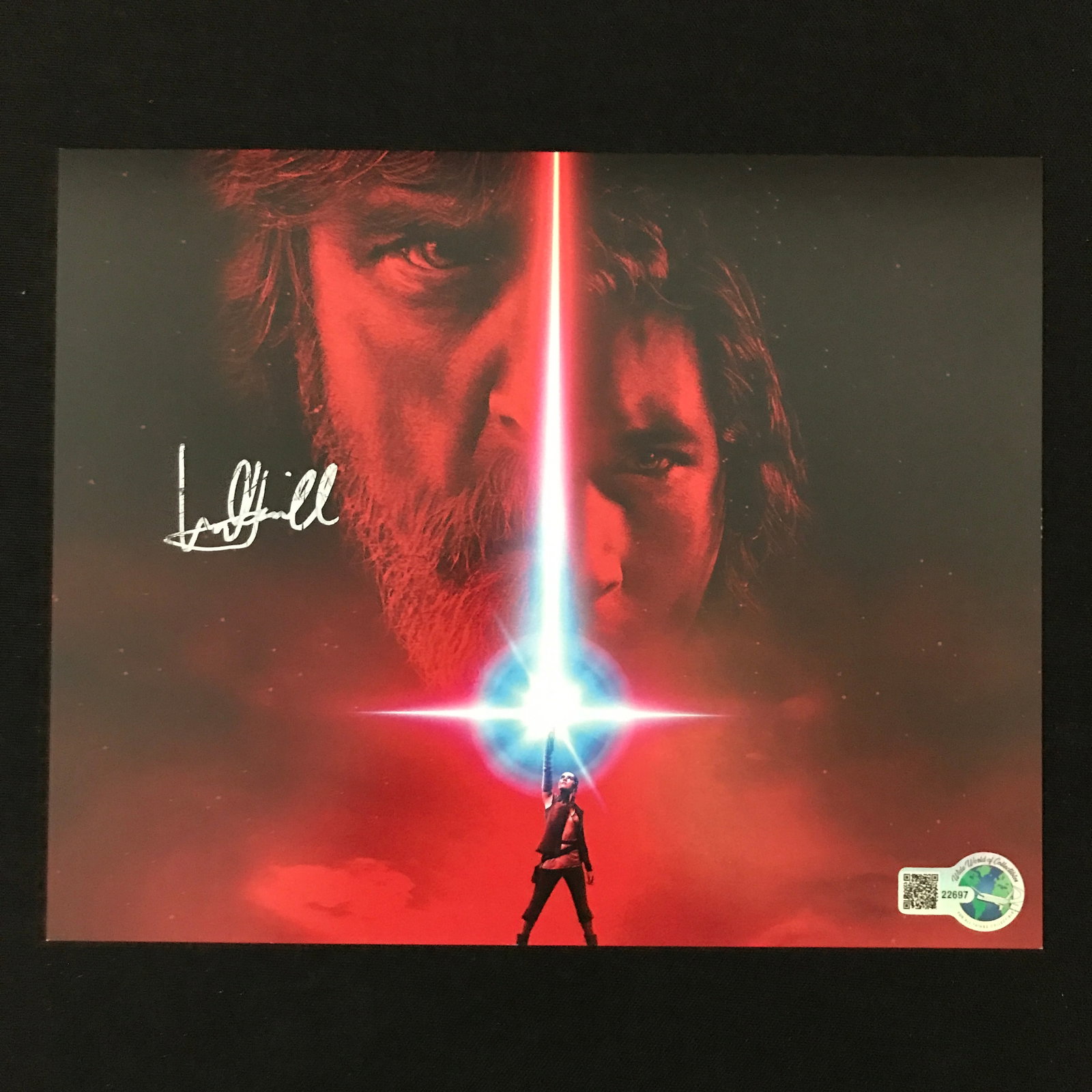 MARK HAMILL SIGNED STAR WARS 8X10 - WWOC COA: Prices are in Canadian dollars