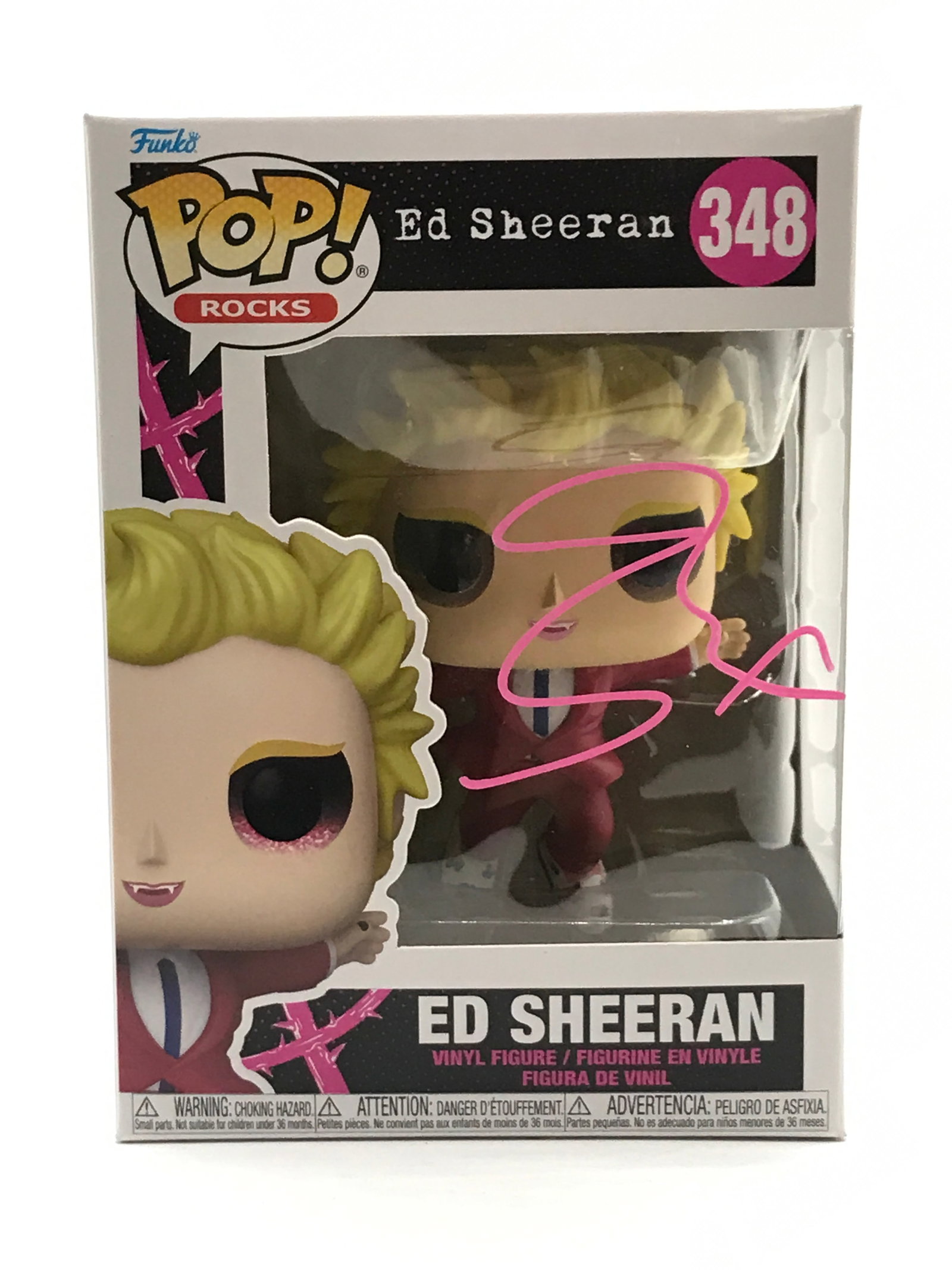 ED SHEERAN SIGNED FUNKO POP - ACE COA: Prices are in Canadian dollars