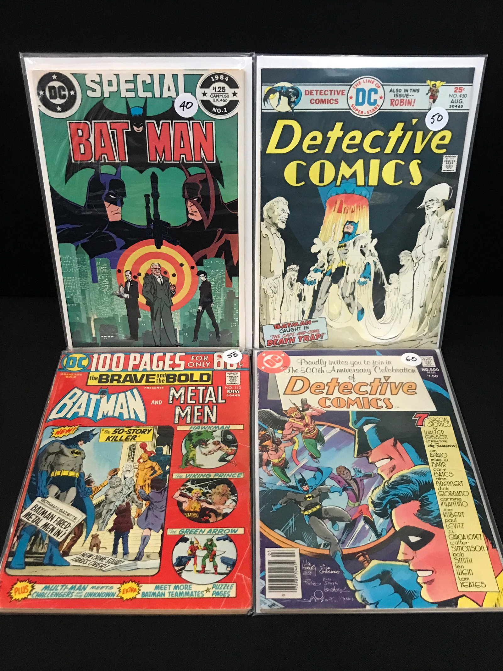 LOT OF 4 BATMAN COMICS - DC COMICS (1 of 1)