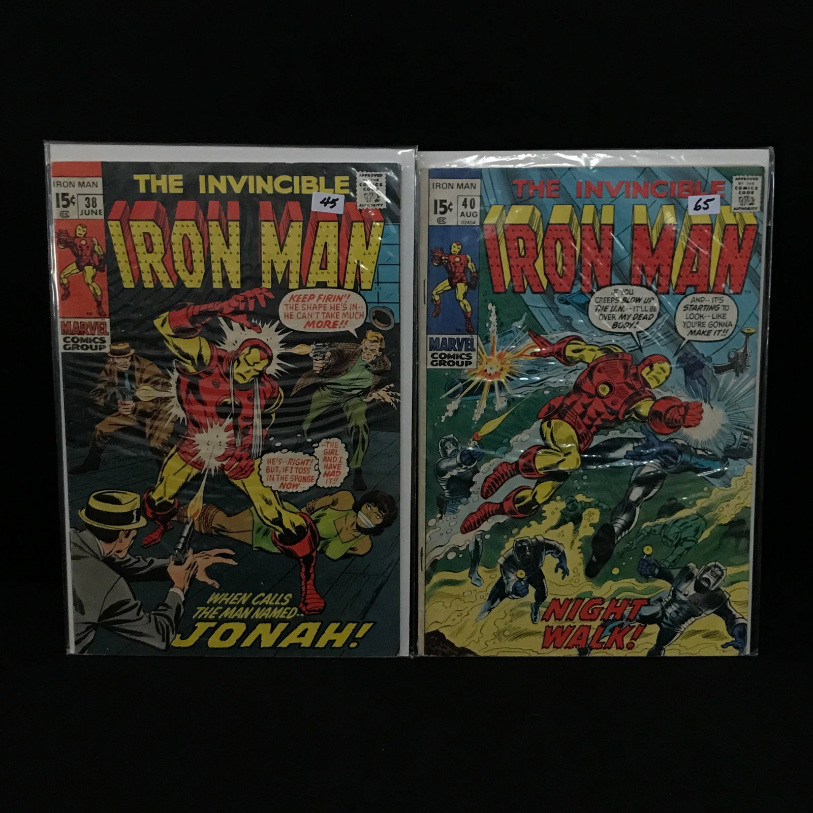LOT OF 2 INVINCIBLE IRON MAN COMICS - MARVEL COMICS: Prices are in Canadian dollars