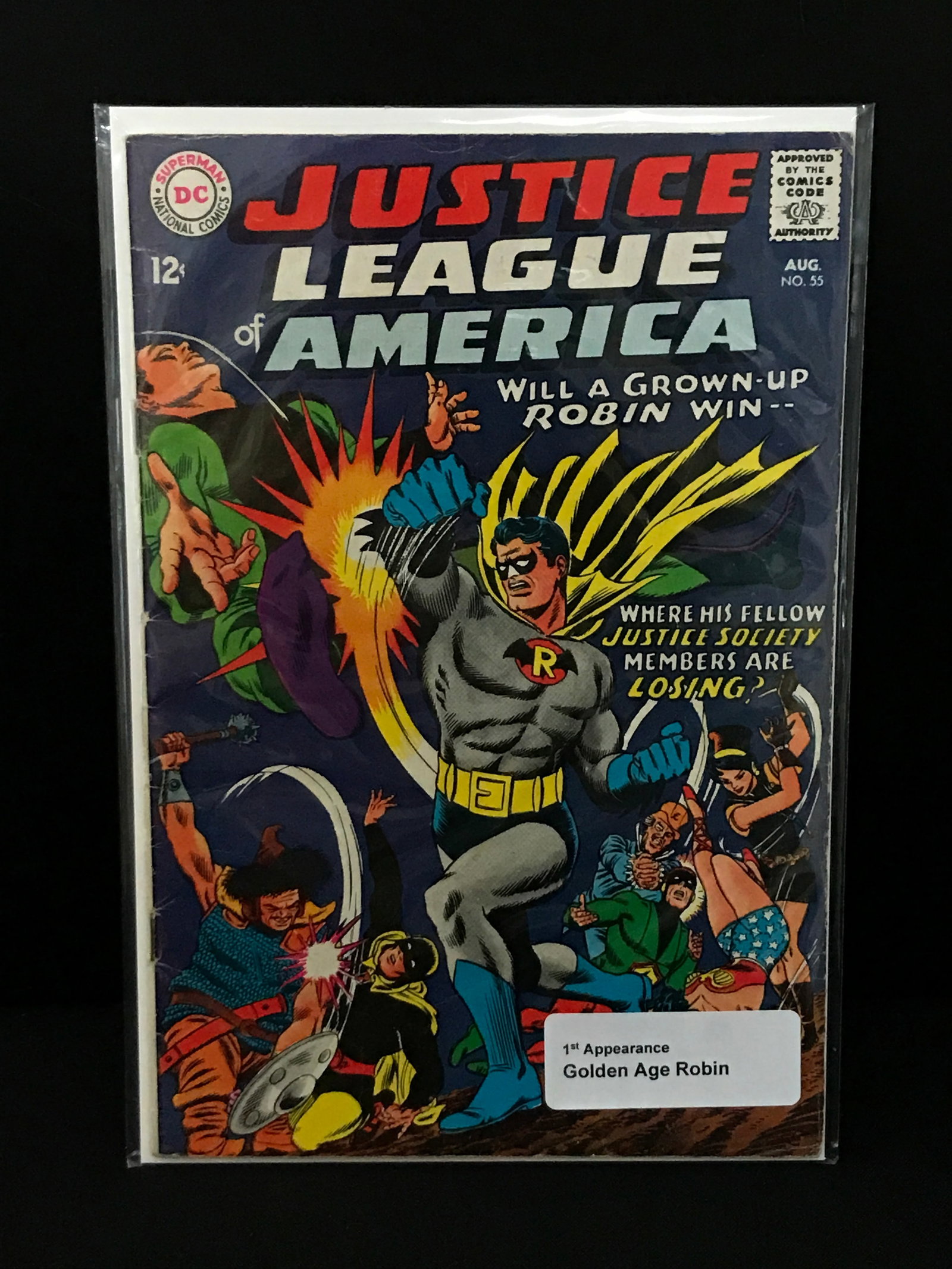 JUSTICE LEAGUE OF AMERICA #55 - DC COMICS: Prices are in Canadian dollars