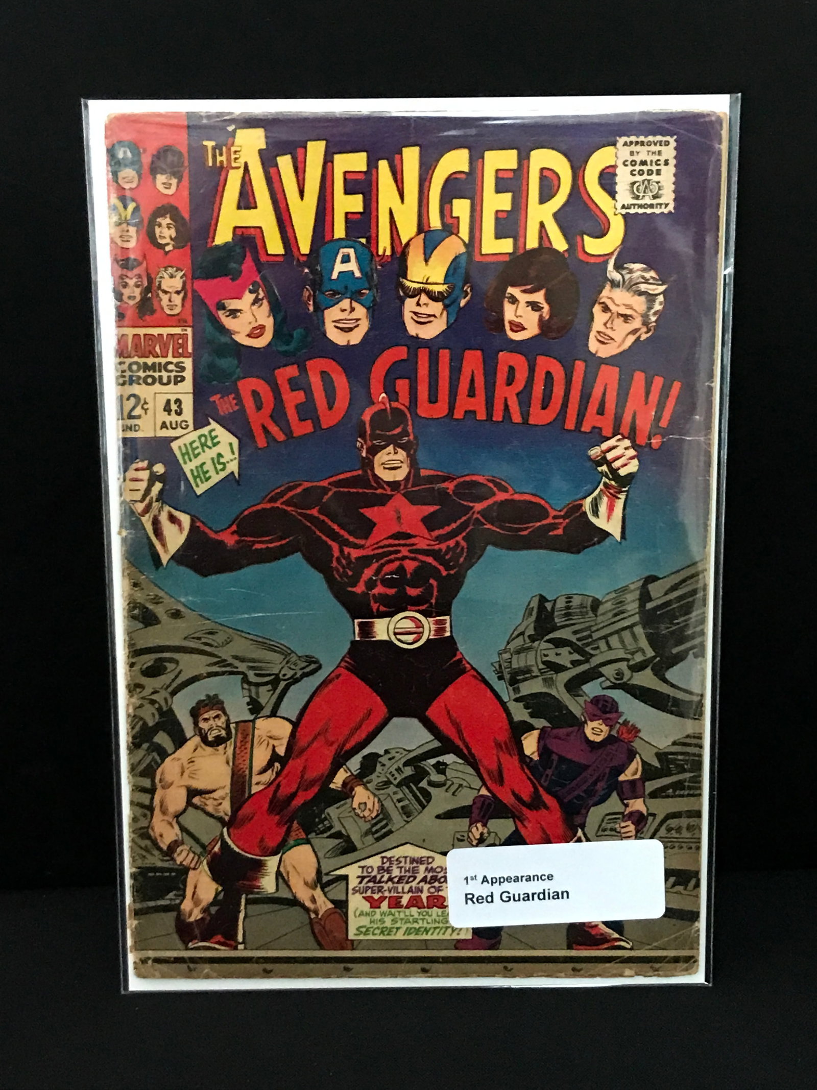 THE AVENGERS #43 1ST APP RED GUARDIAN - MARVEL COMICS: Prices are in Canadian dollars