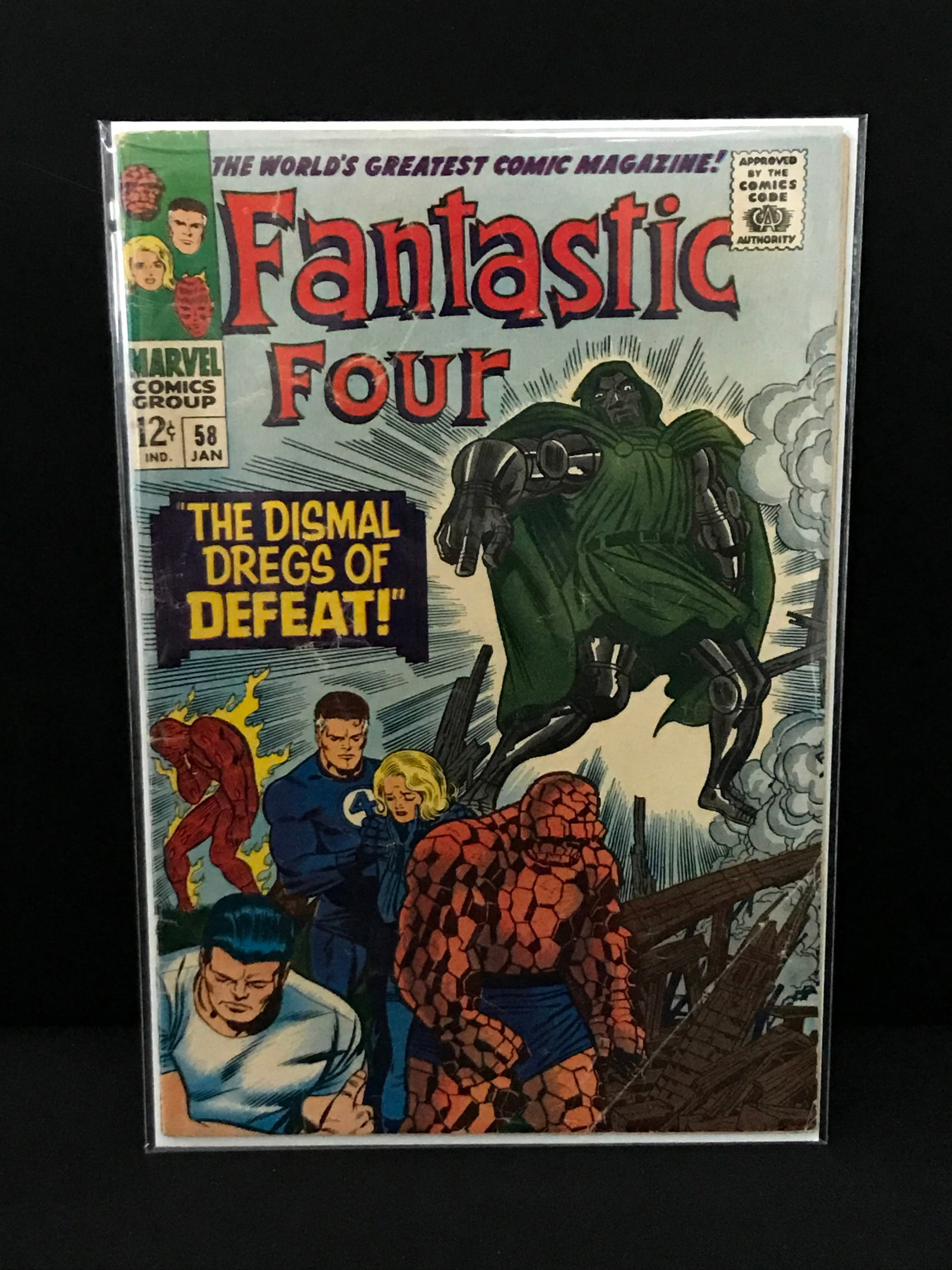 FANTASTIC FOUR #58 - MARVEL COMICS: Prices are in Canadian dollars