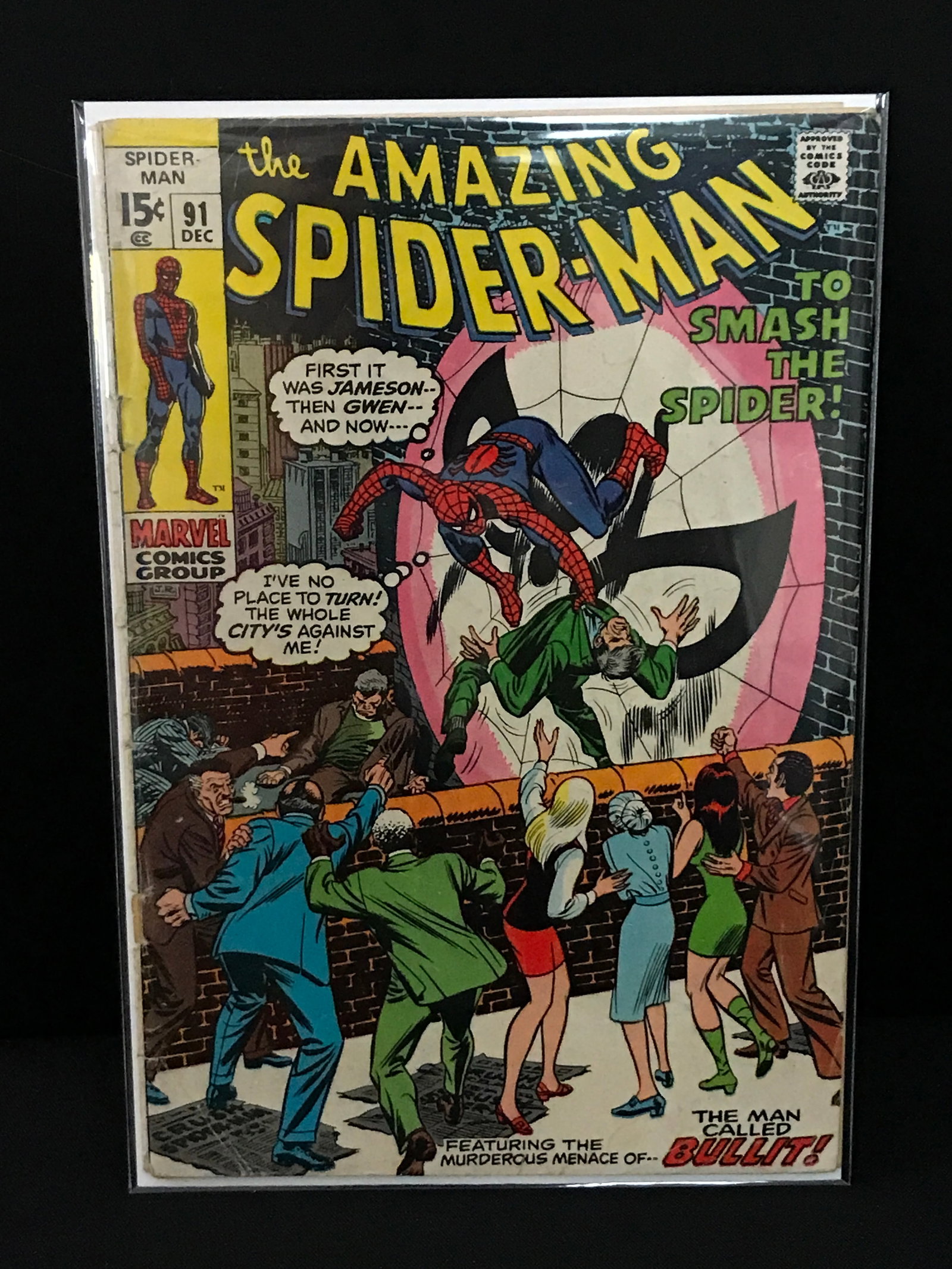 THE AMAZING SPIDERMAN #91 - MARVEL COMICS (1 of 1)