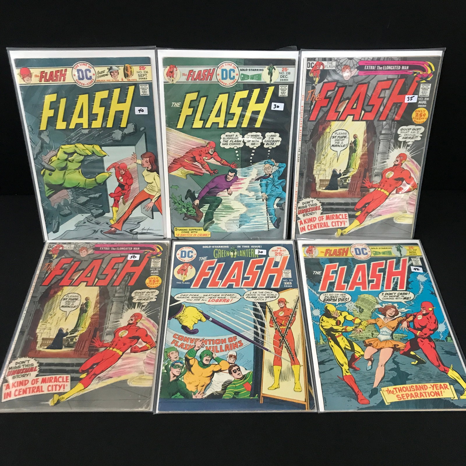 LOT OF 6 FLASH COMICS - DC COMICS: Prices are in Canadian dollars