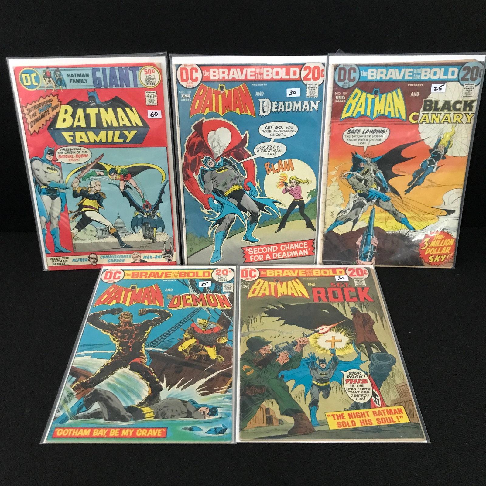 LOT OF 5 BATMAN COMICS - DC COMICS (1 of 1)