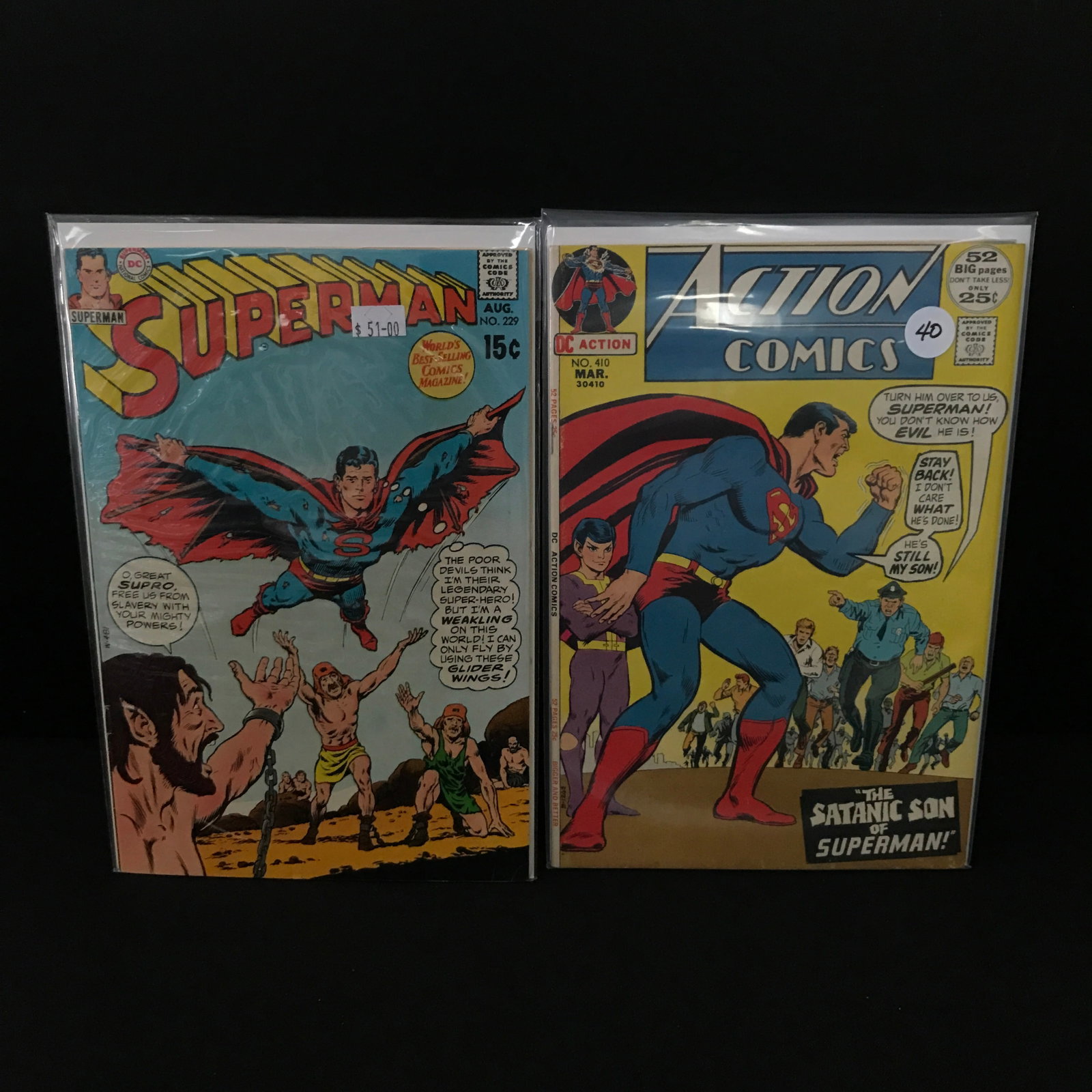 LOT OF 2 SUPERMAN COMICS - DC COMICS (1 of 1)