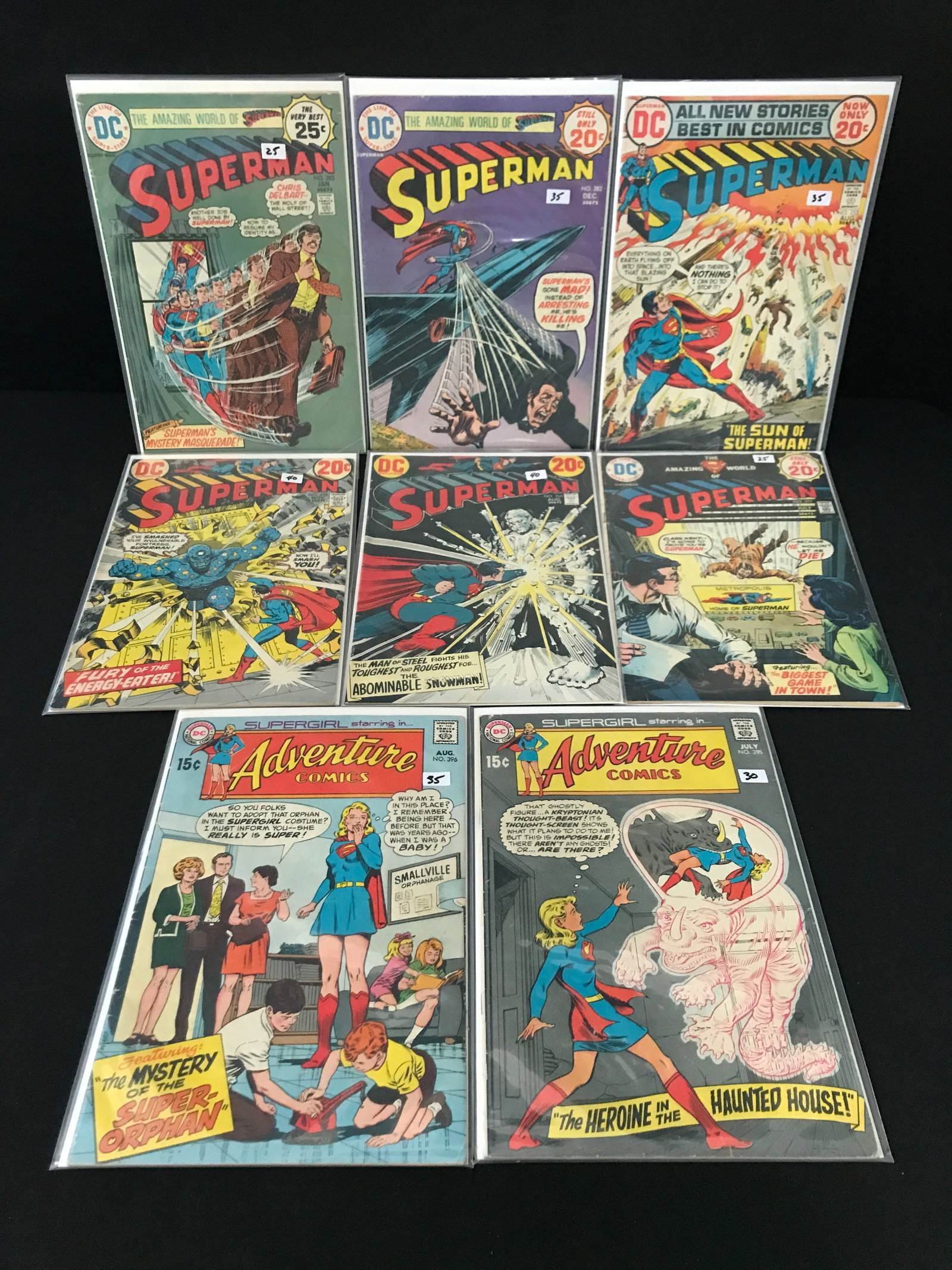 LOT OF 8 SUPERMAN COMICS - DC COMICS (1 of 1)