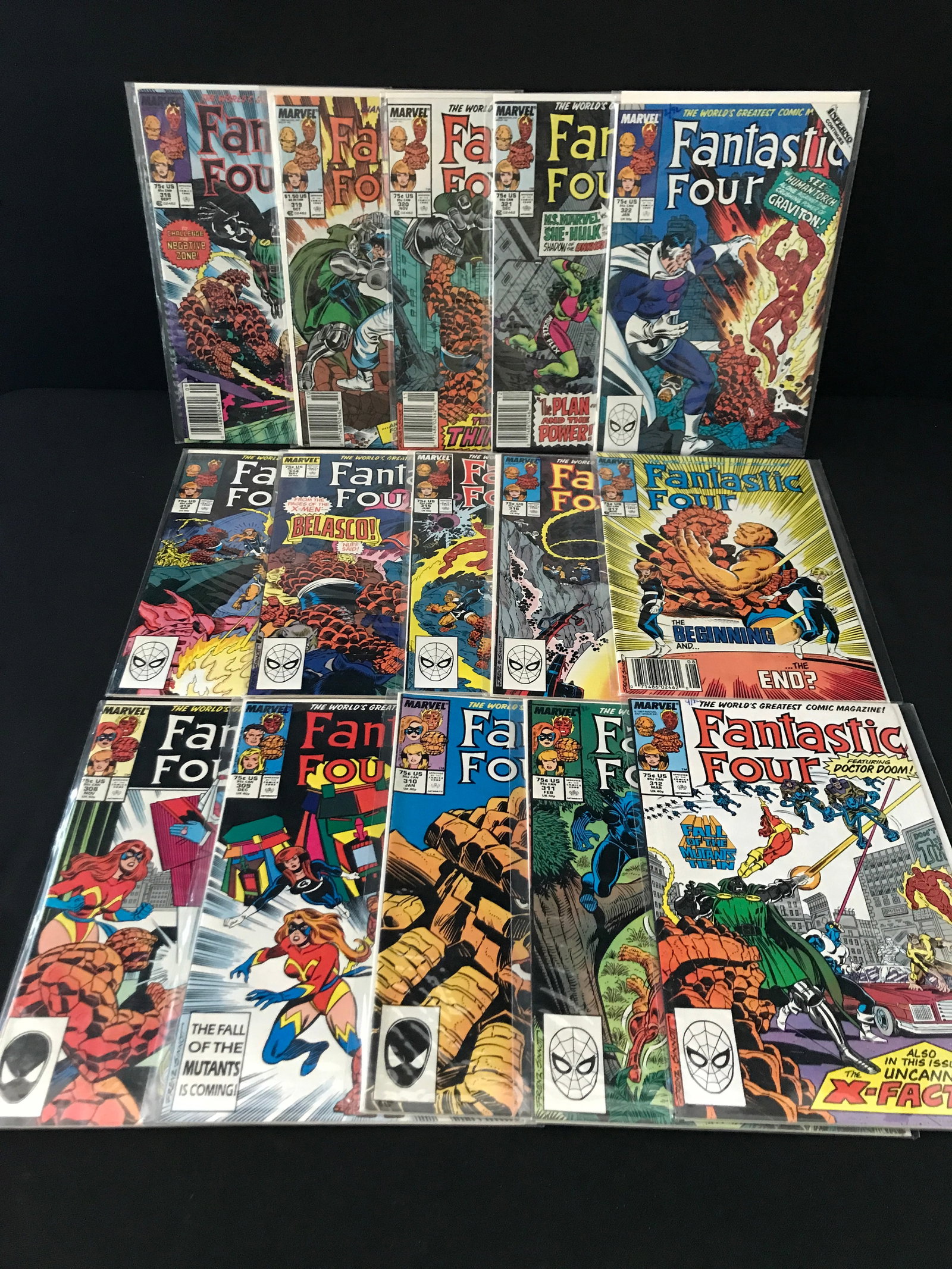 LOT OF 15 FANTASTIC FOUR COMICS - MARVEL COMICS (1 of 1)