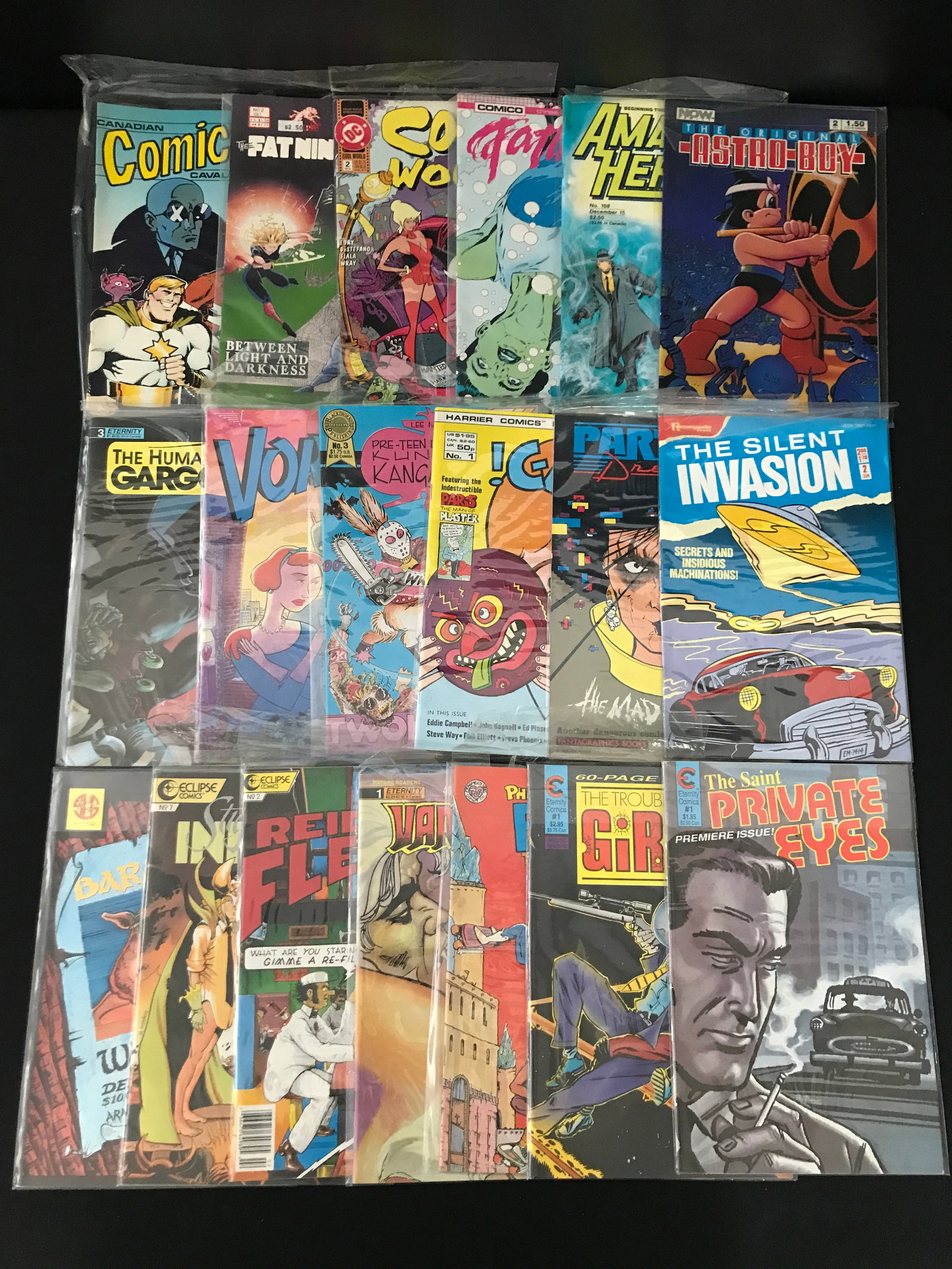 LOT OF 19 MIXED TITLE COMICS - VARIOUS PUBLISHERS: Prices are in Canadian dollars