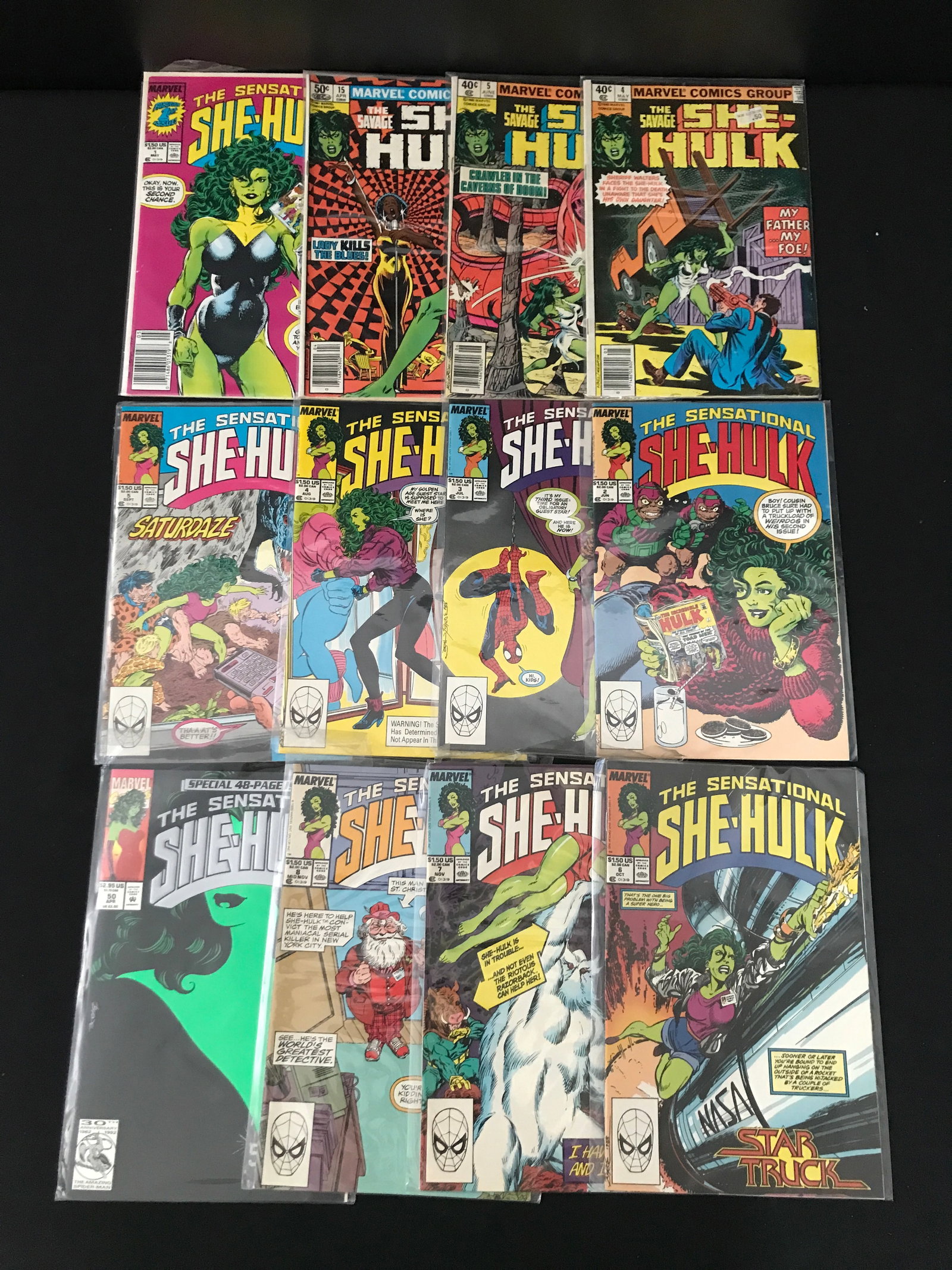 LOT OF 12 SHE-HULK COMICS - MARVEL COMICS (1 of 1)