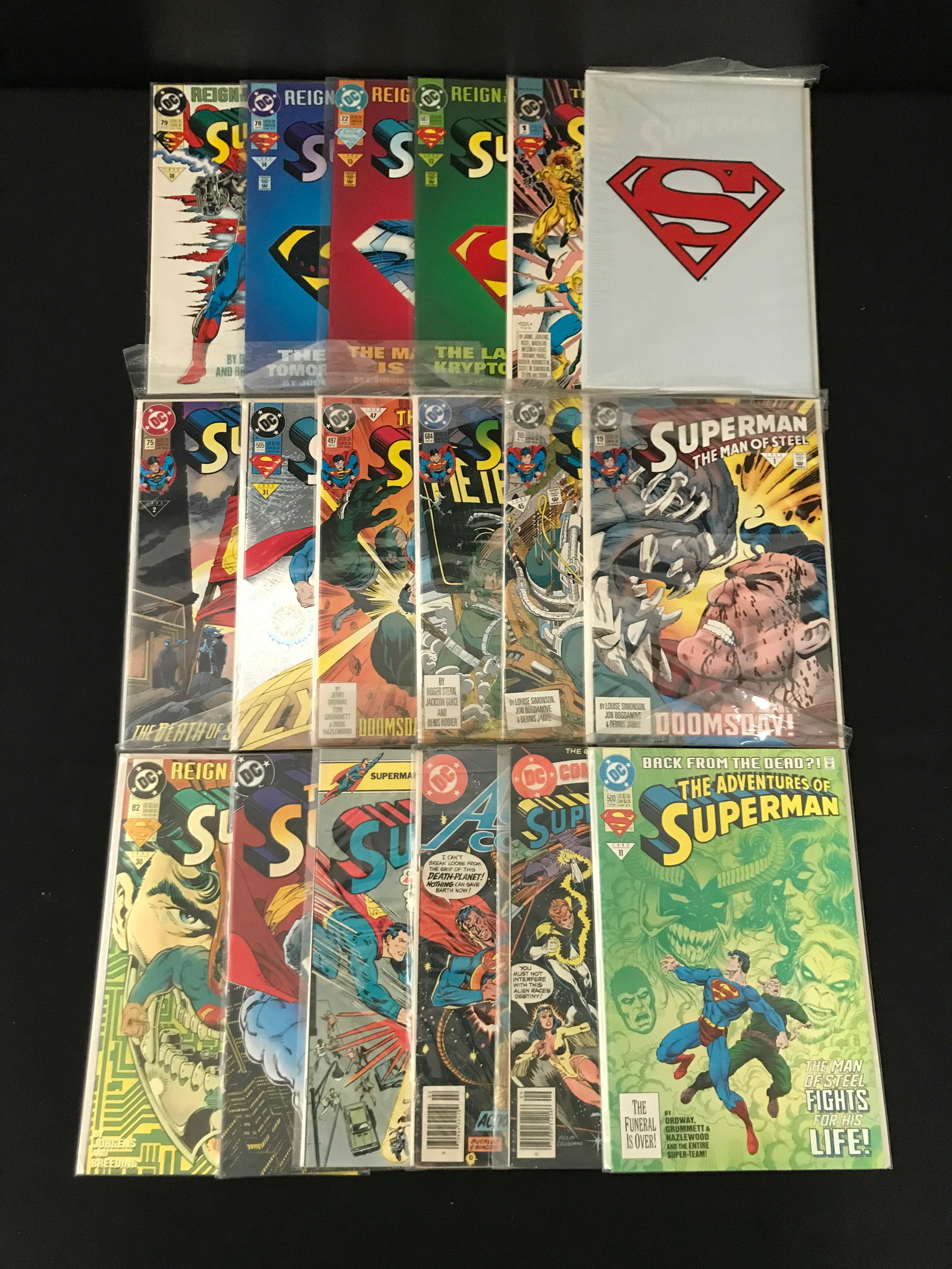 LOT OF 18 SUPERMAN COMICS - DC COMICS (1 of 1)