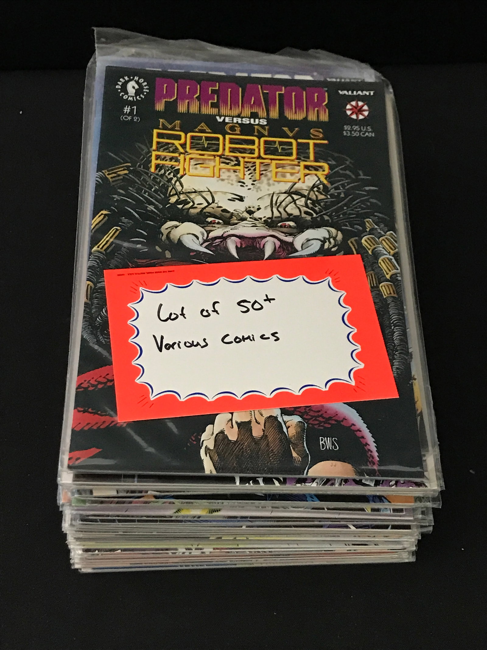 LOT OF 50+ VARIOUS COMICS: Prices are in Canadian dollars