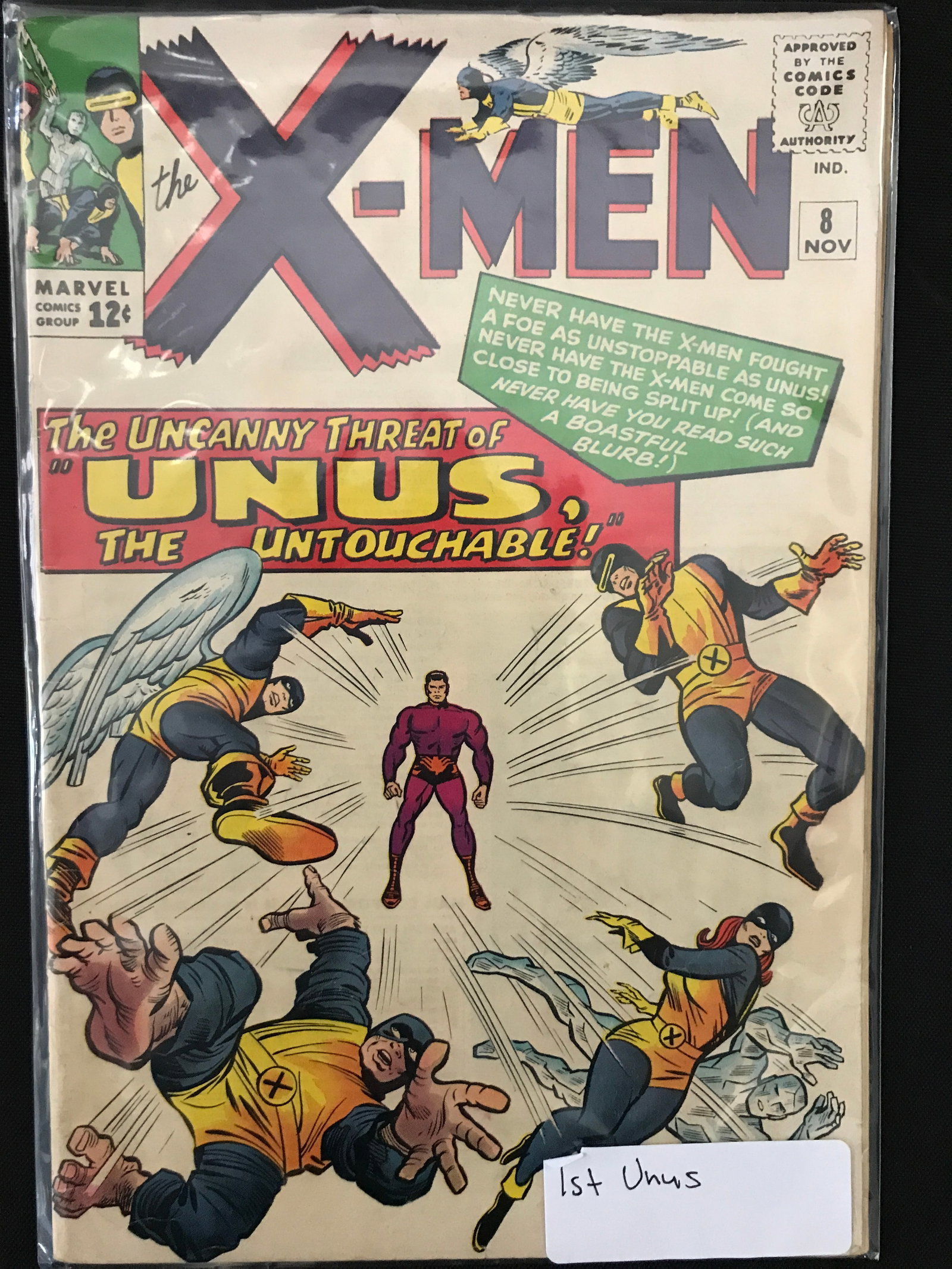 THE X-MEN #8 1ST APP UNUS - MARVEL COMICS (1 of 1)
