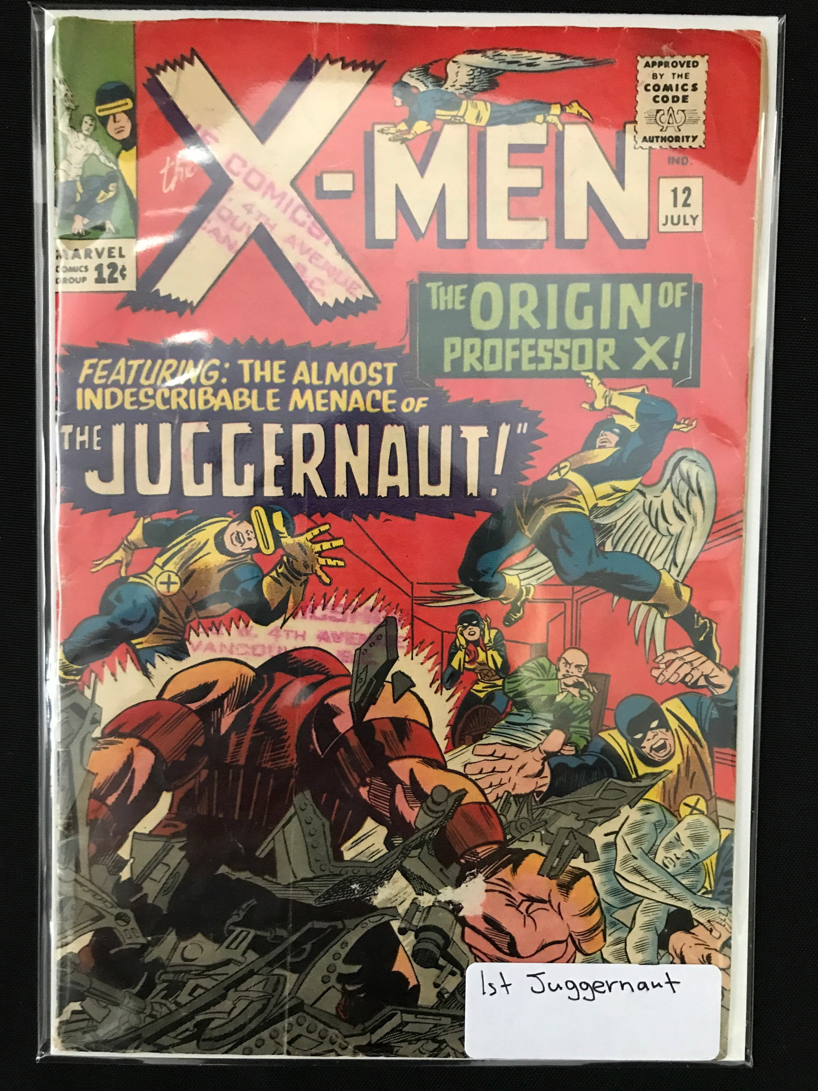 THE X-MEN 12 1ST JUGGERNAUT - MARVEL COMICS (1 of 1)
