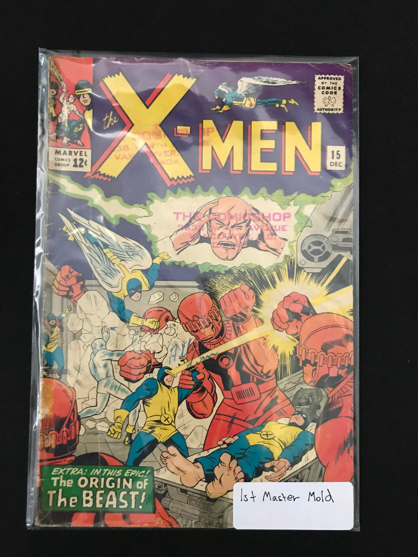 THE X-MEN #15 1ST MASTER MOLD - MARVEL COMICS: Prices are in Canadian Dollars