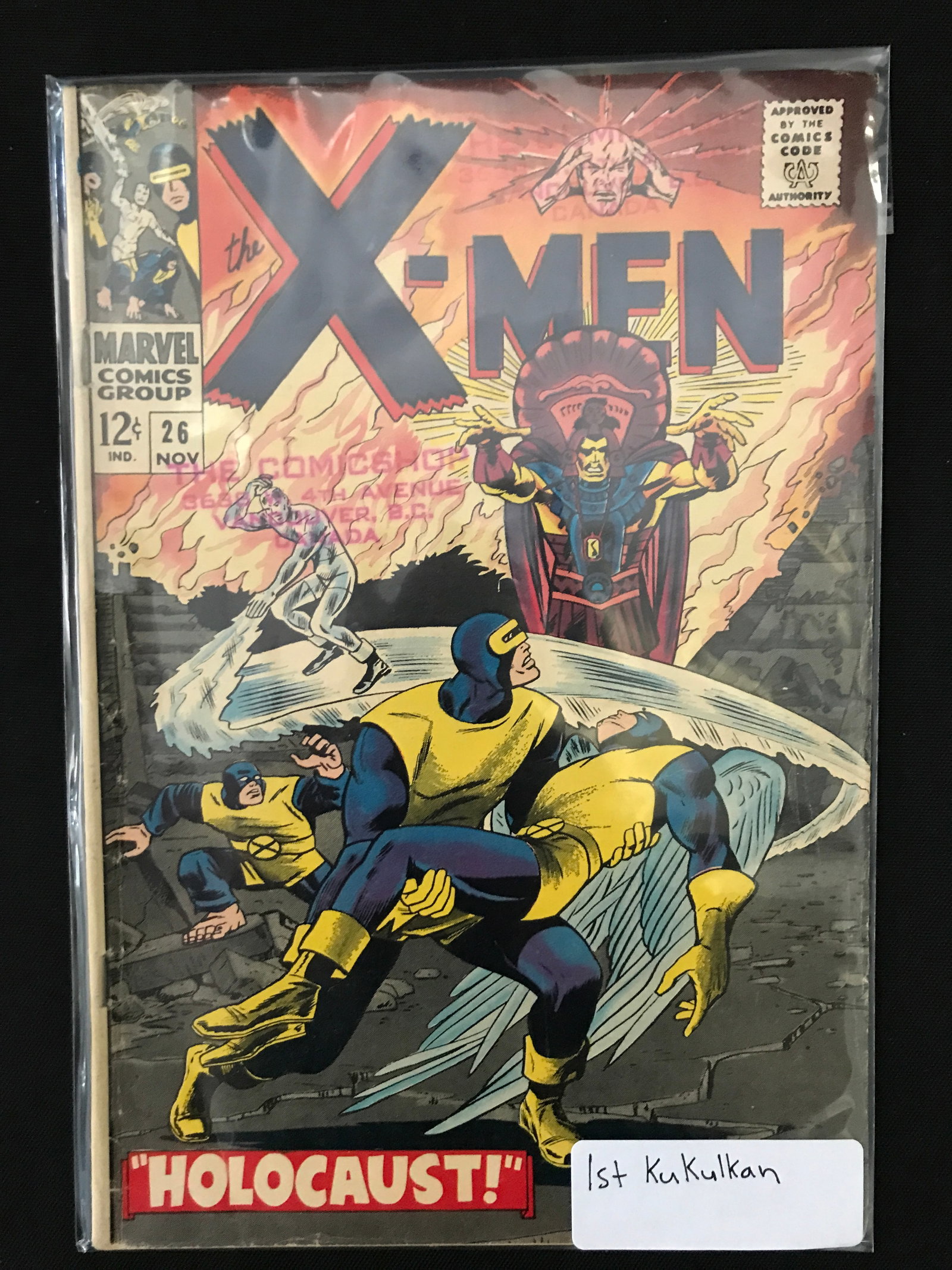 THE X-MEN #26 1ST KUKULKAN - MARVEL COMICS: Prices are in Canadian Dollars