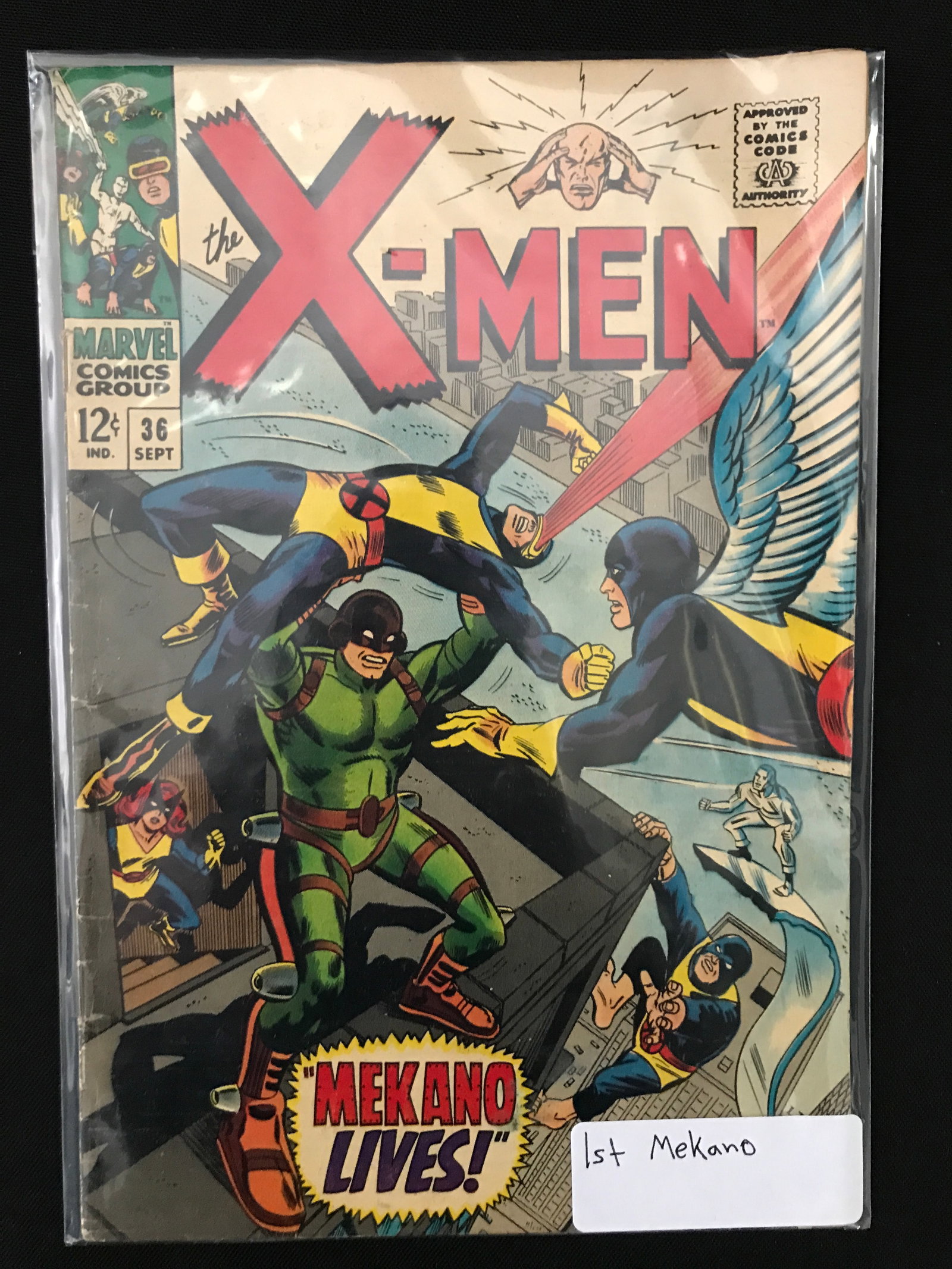 THE X-MEN #36 1ST MEKANO - MARVEL COMICS (1 of 1)