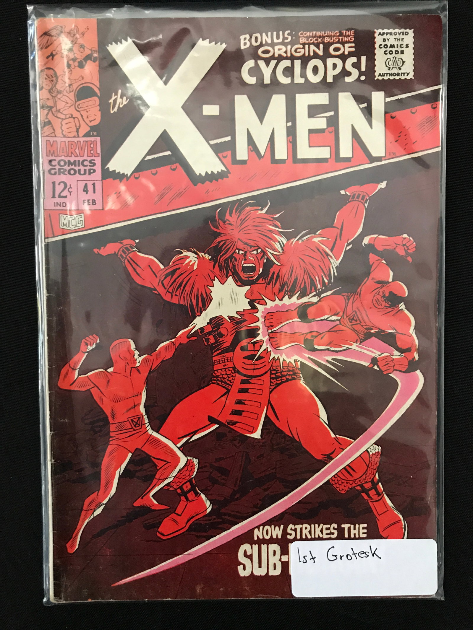 THE X-MEN #41 1ST GROTESK - MARVEL COMICS: Prices are in Canadian Dollars