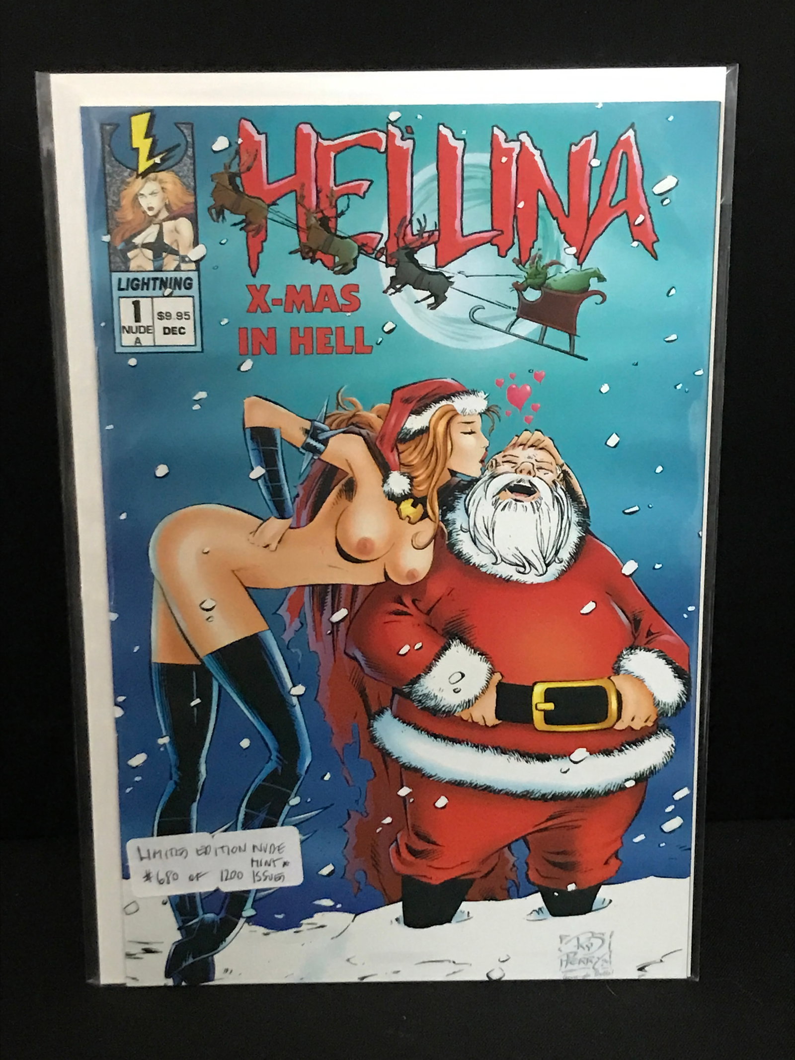 HELLINA #1 LIMITED EDITION ISSUE #680 OF 1,200 PRINT RUN - LIGHTENING COMICS: Prices are in Canadian Dollars