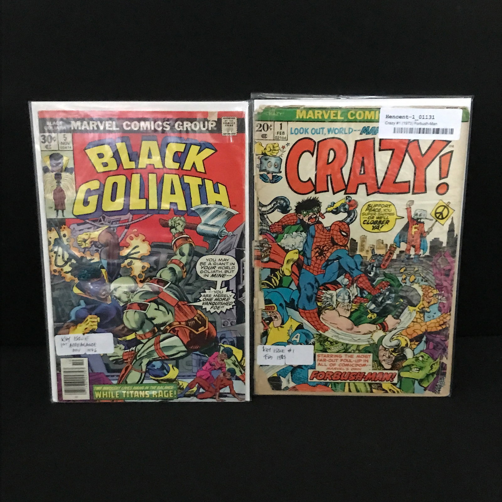 LOT OF 2 MIXED TITLE COMICS - MARVEL COMICS: Prices are in Canadian Dollars
