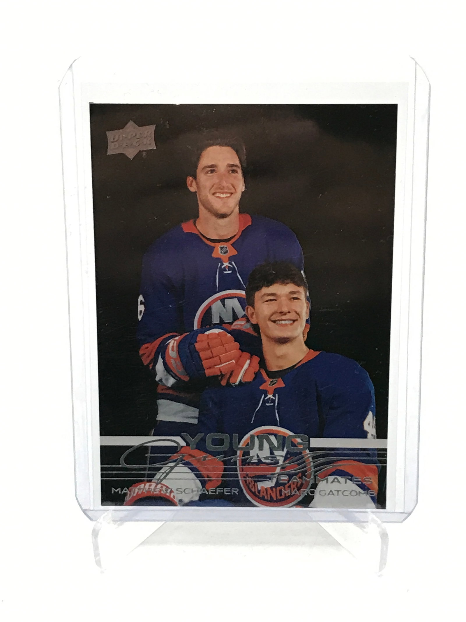 2025-26 UPPER DECK SERIES 2 HOCKEY SCHAEFER AND GATCOMB DUAL YOUNG GUNS TRADING CARD: Prices are in Canadian dollars