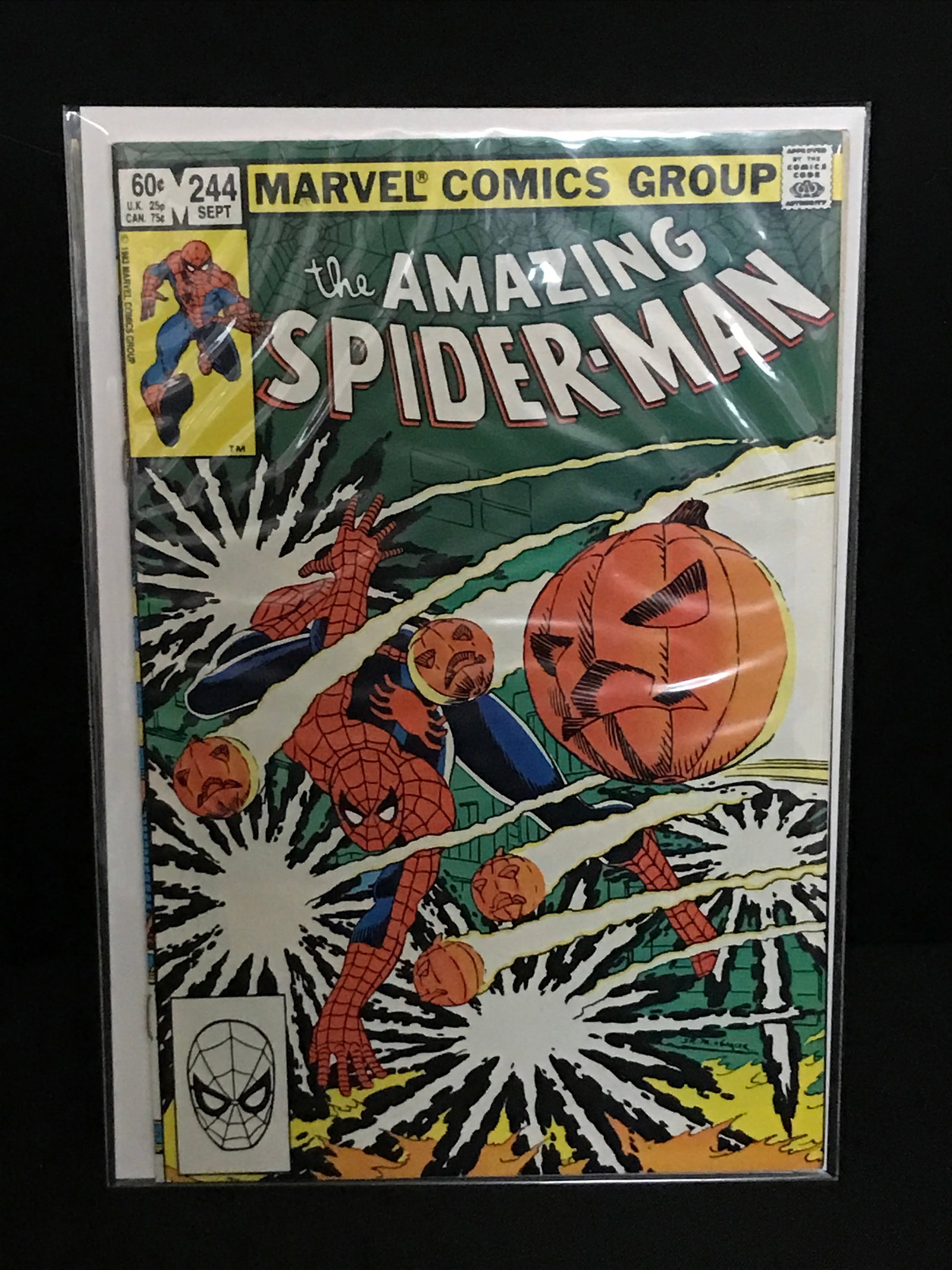 THE AMAZING SPIDERMAN #244 - MARVEL COMICS: Prices are in Canadian dollars