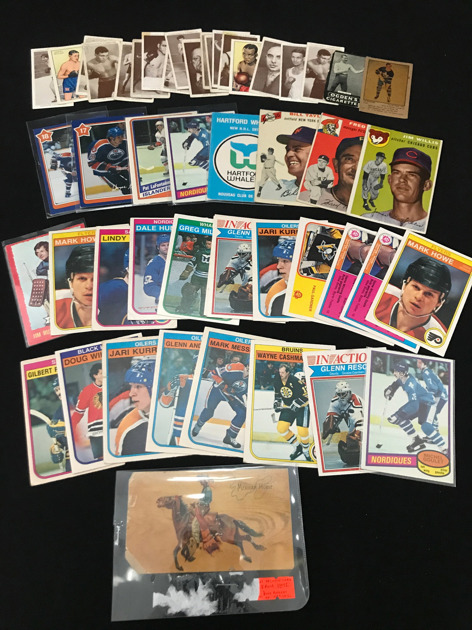 LOT OF MIXED SPORTS TRADING CARDS: Prices are in Canadian dollars