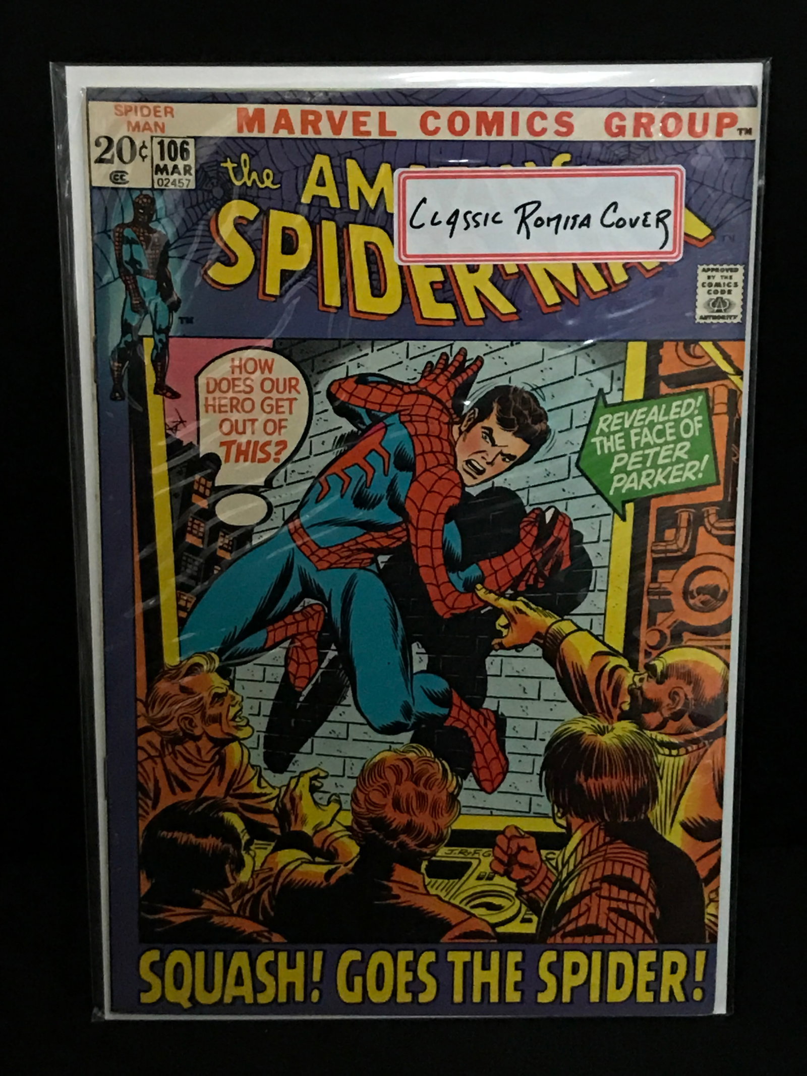 THE AMAZING SPIDERMAN #106 - MARVEL COMICS: Prices are in Canadian dollars