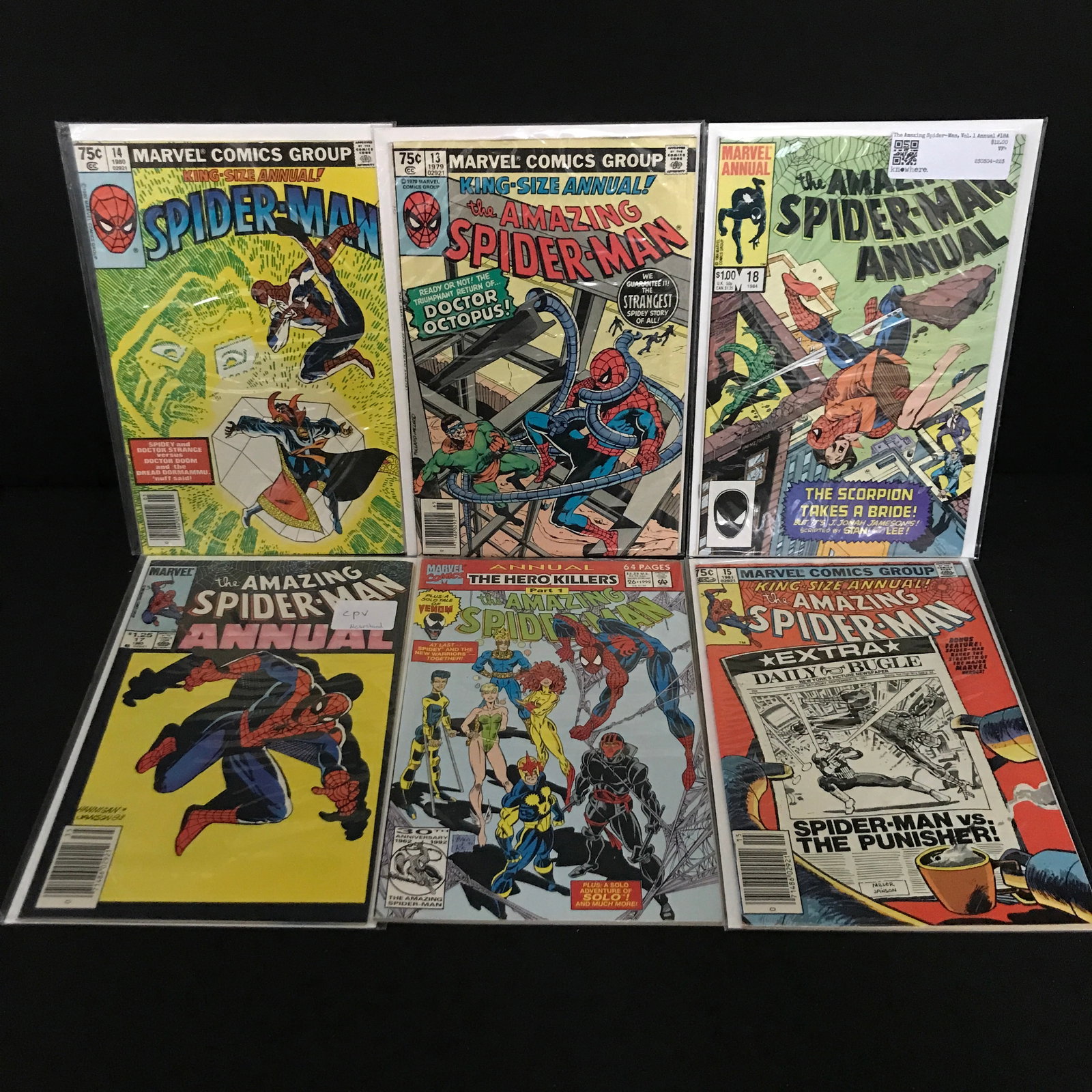 LOT OF 6 THE AMAZING SPIDERMAN COMICS - MARVEL COMICS: Prices are in Canadian dollars