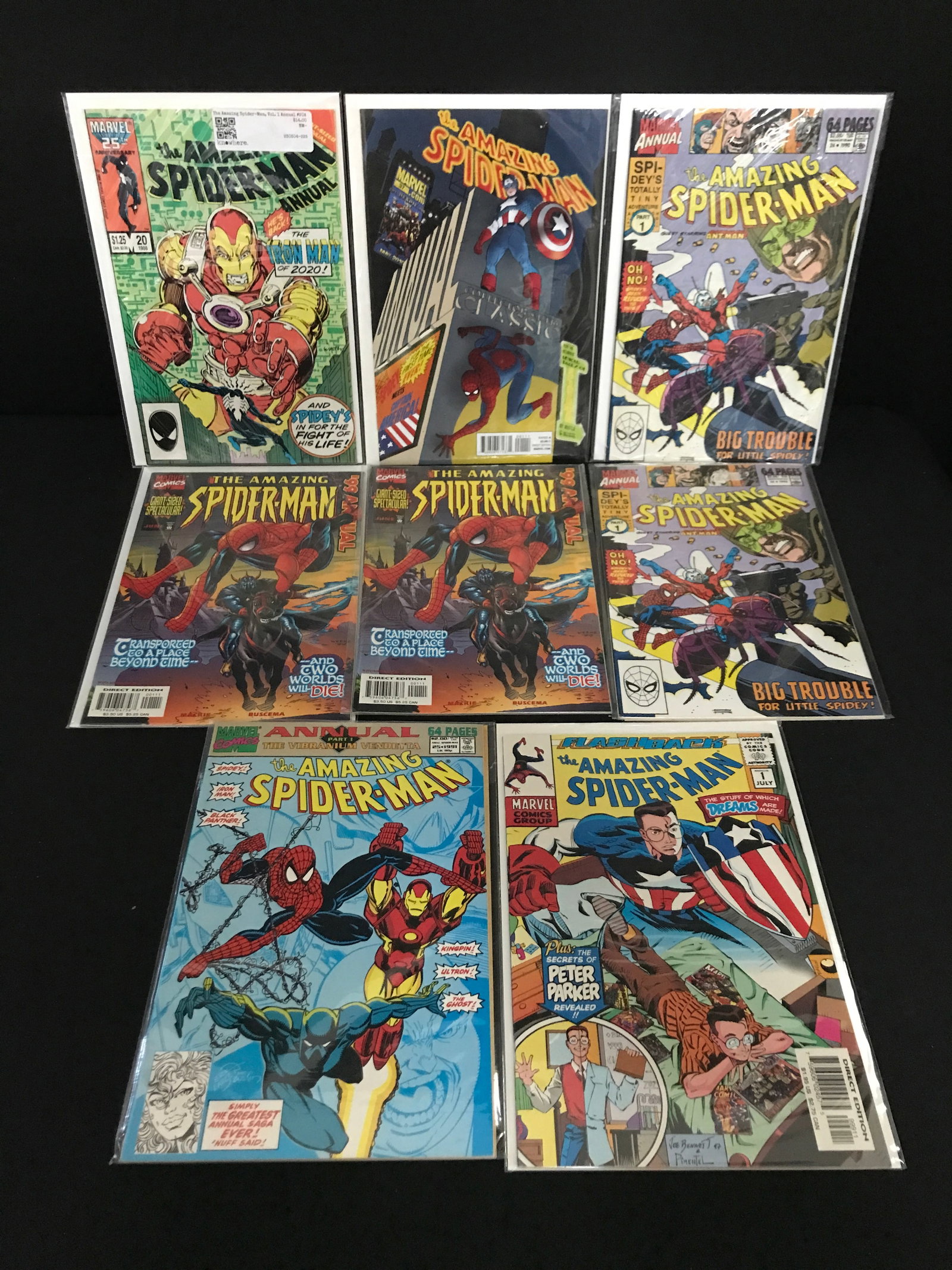 LOT OF 8 THE AMAZING SPIDERMAN COMICS - MARVEL COMICS (1 of 1)