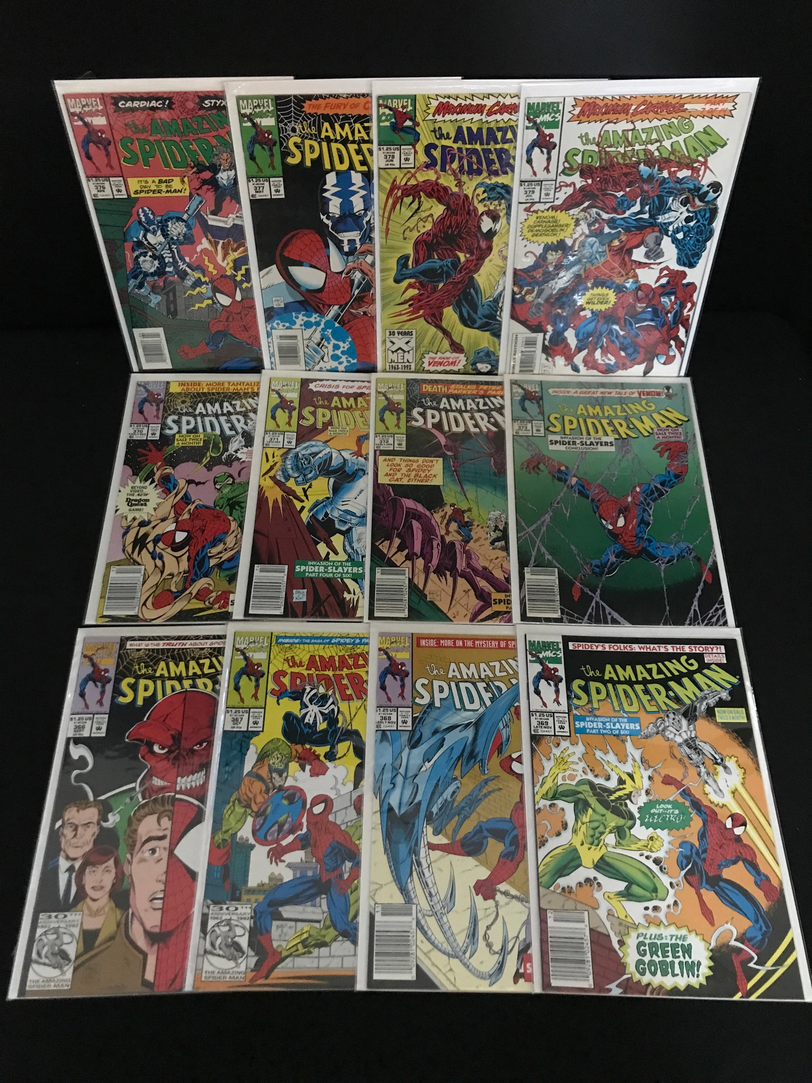LOT OF 12 THE AMAZING SPIDERMAN COMICS - MARVEL COMICS (1 of 1)