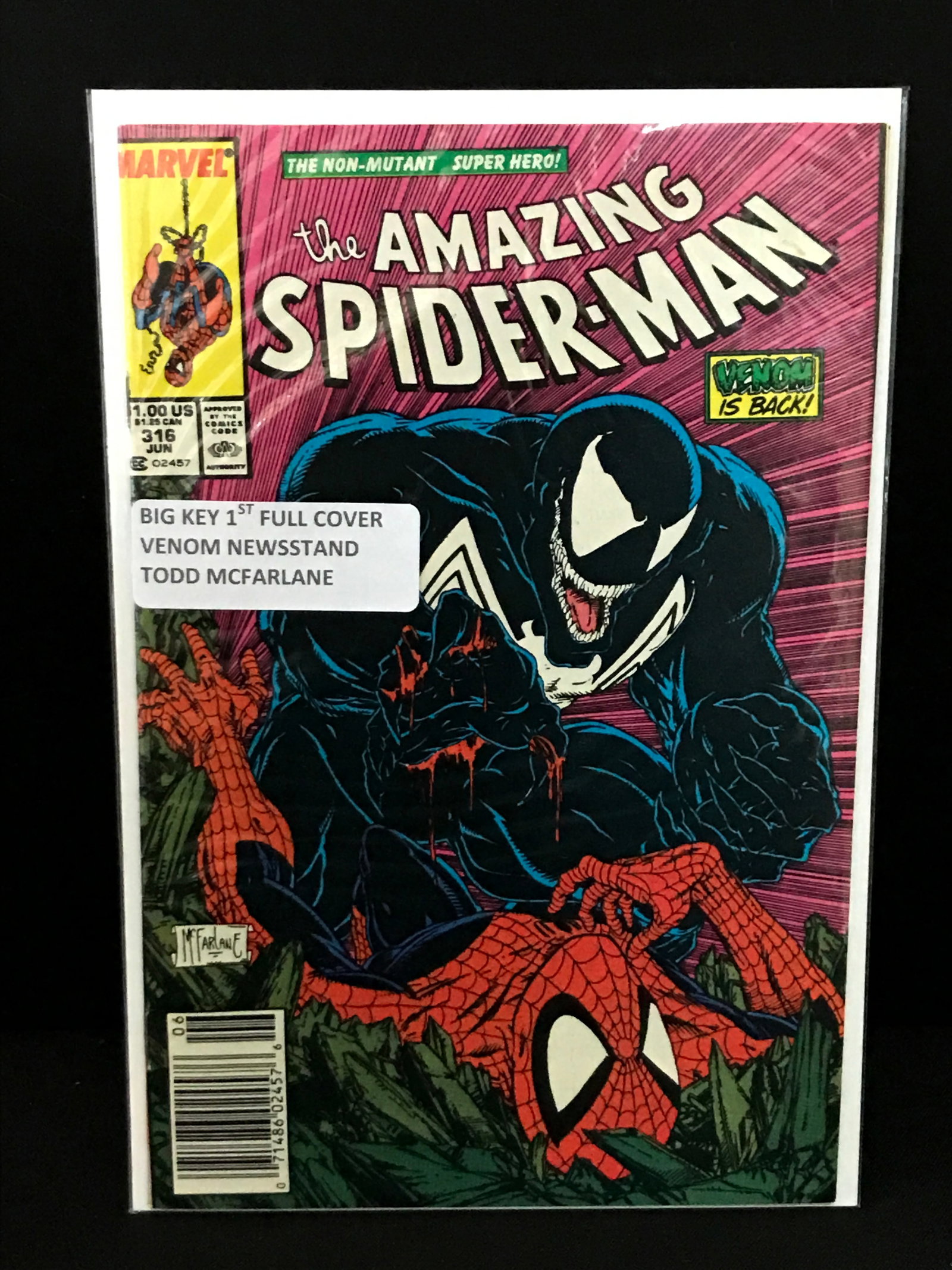 THE AMAZING SPIDERMAN #316 NEWSSTAND EDITION - MARVEL COMICS: Prices are in Canadian dollars