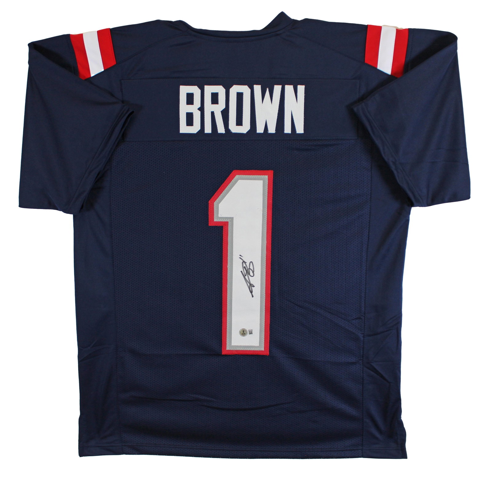 A.J BROWN SIGNED FOOTBALL JERSEY - BECKETT COA: Prices are in Canadian dollars