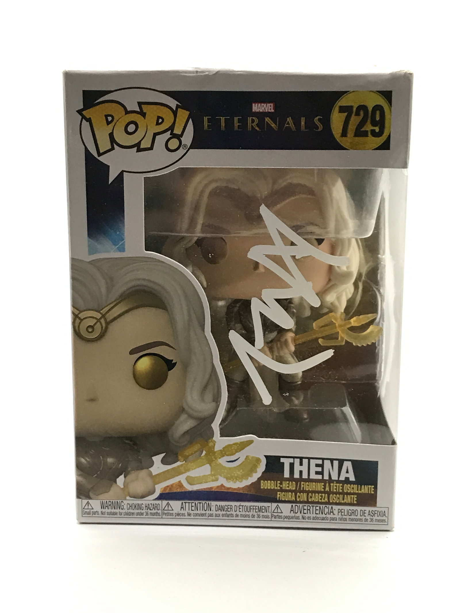 ANGELINA JOLIE SIGNED THENA ETERNALS FUNKO POP - BECKETT COA: Prices are in Canadian dollars