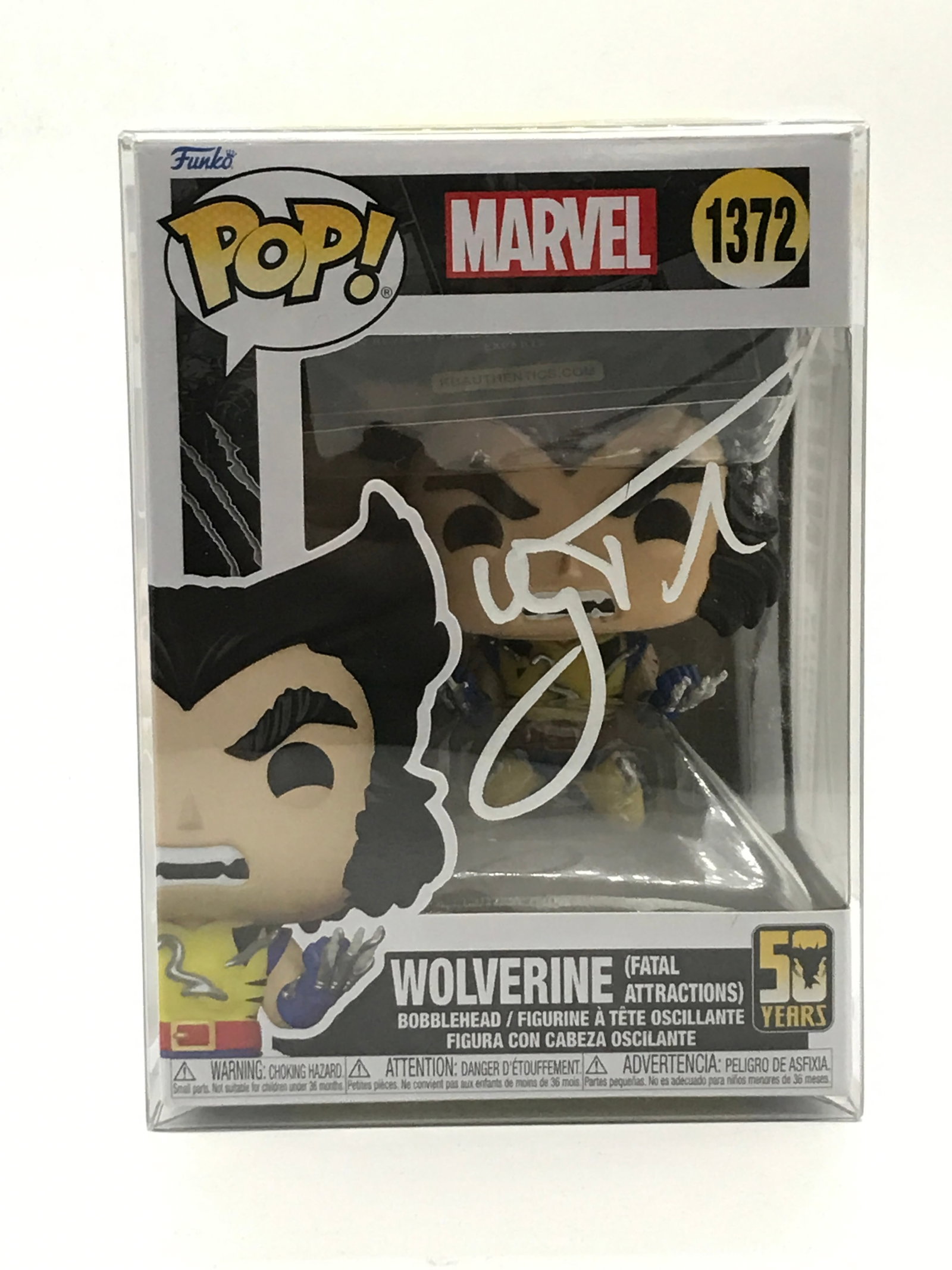 HUGH JACKMAN SIGNED WOLVERINE FUNKO POP - KB COA: Prices are in Canadian dollars
