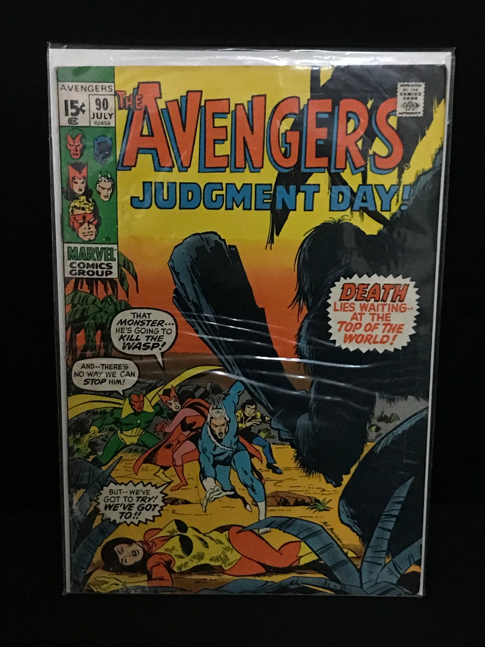 THE AVENGERS #90 - MARVEL COMICS: Prices are in Canadian dollars
