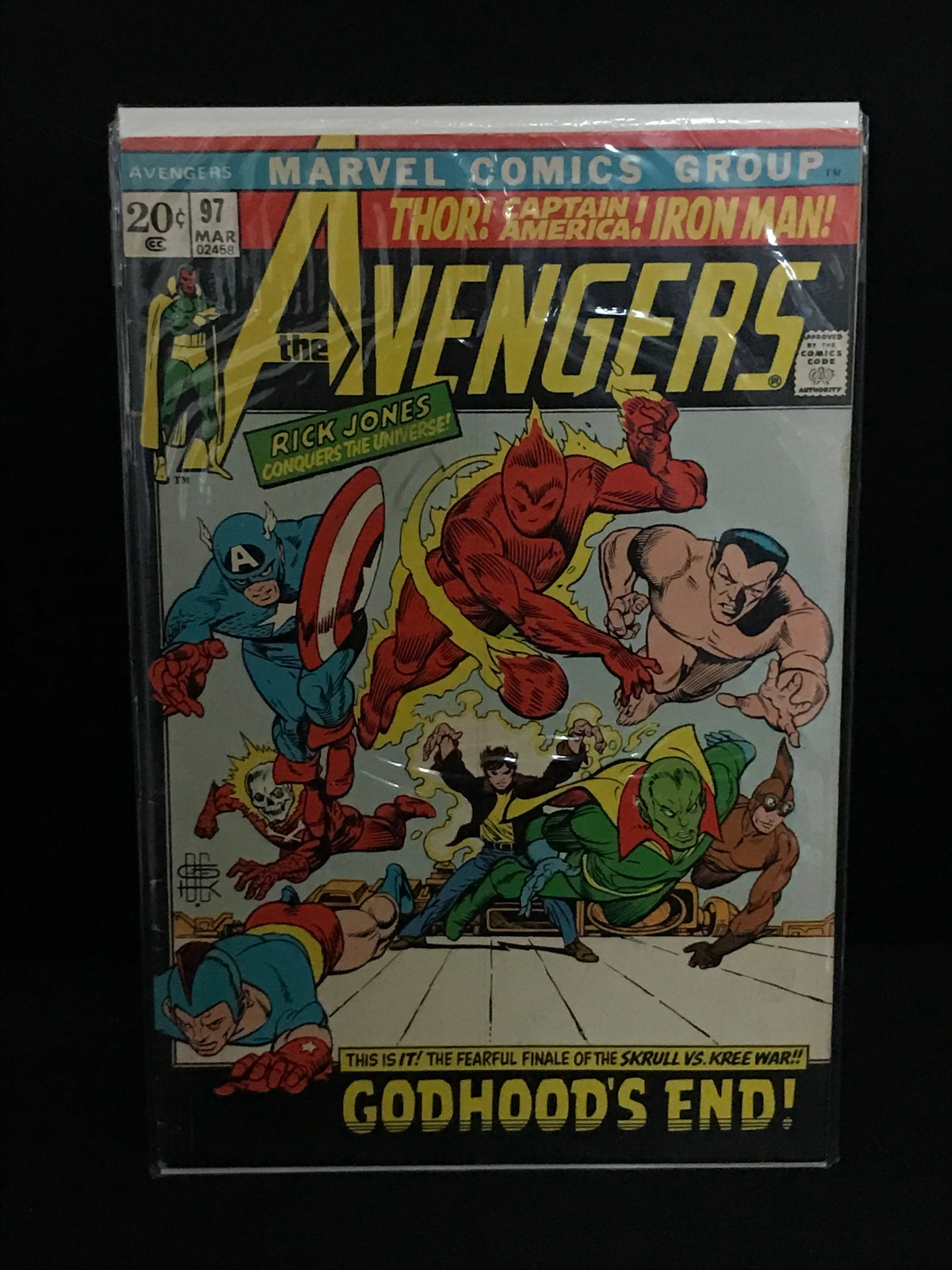 THE AVENGERS #97 - MARVEL COMICS: Prices are in Canadian dollars