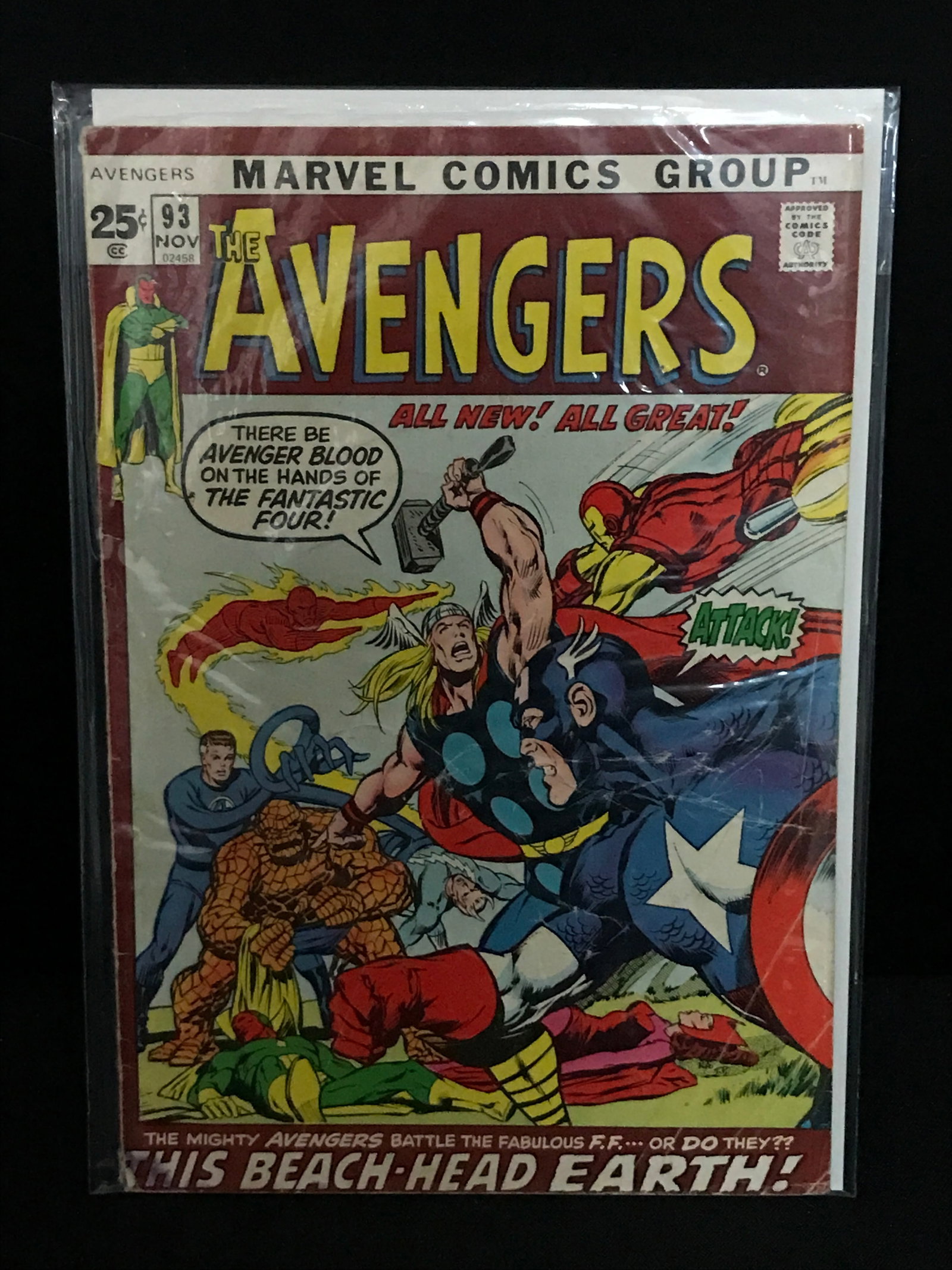 THE AVENGERS #93 - MARVEL COMICS: Prices are in Canadian dollars