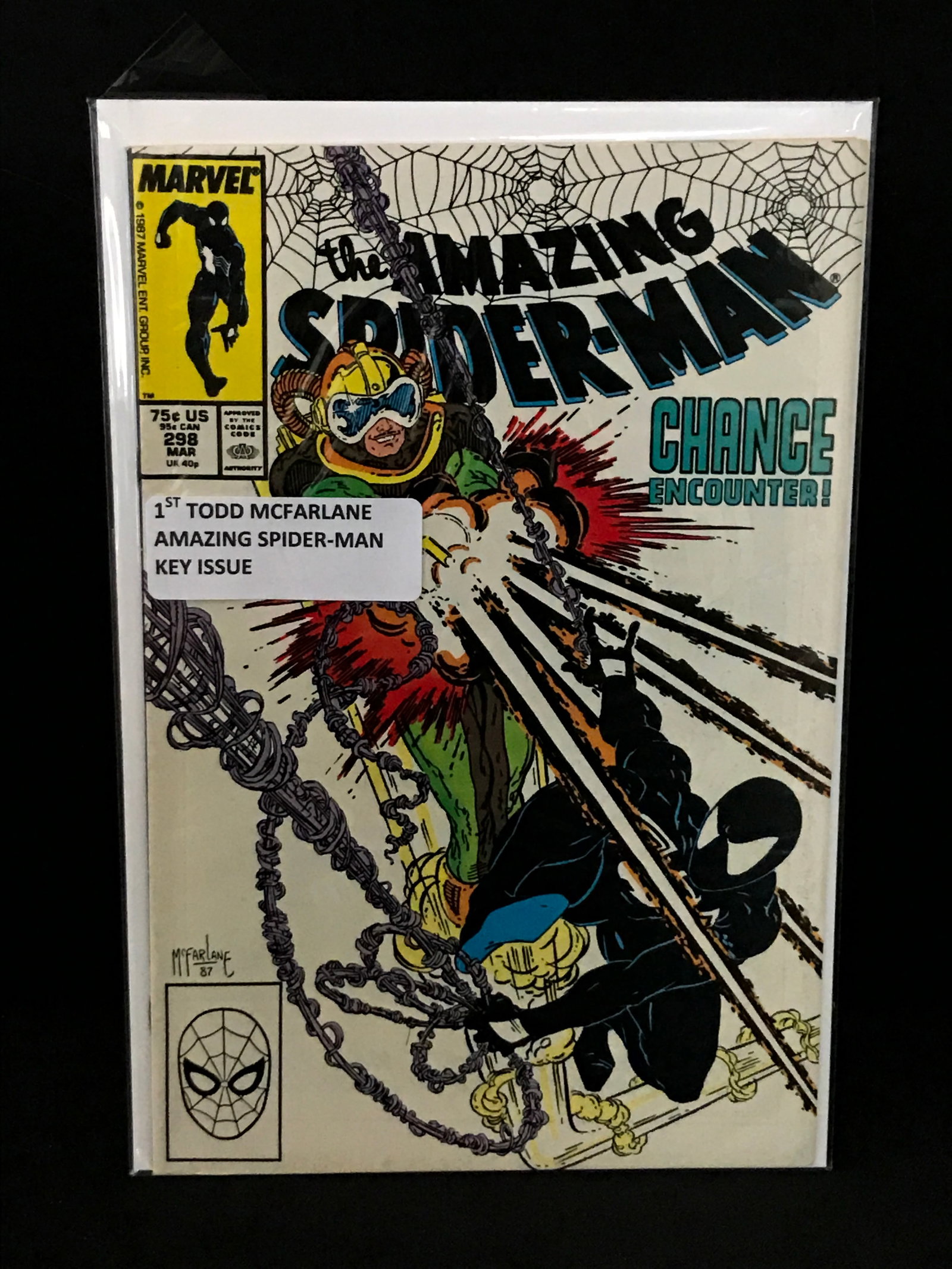 THE AMAZING SPIDERMAN #298 1ST TODD MCFARLANE ISSUE - MARVEL COMICS: Prices are in Canadian dollars