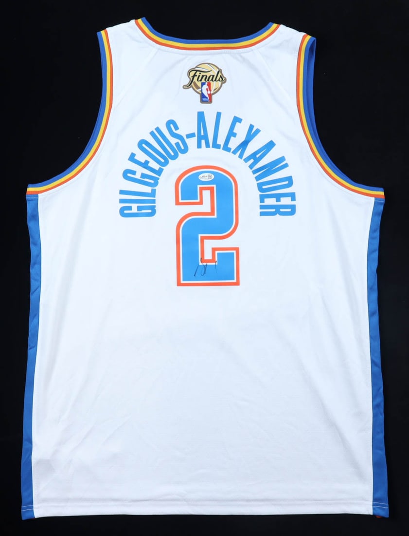 SHAI GILGEOUS ALEXANDER SIGNED OKLAHOMA CITY BASKETBALL JERSEY - JSA COA: Prices are in Canadian dollars