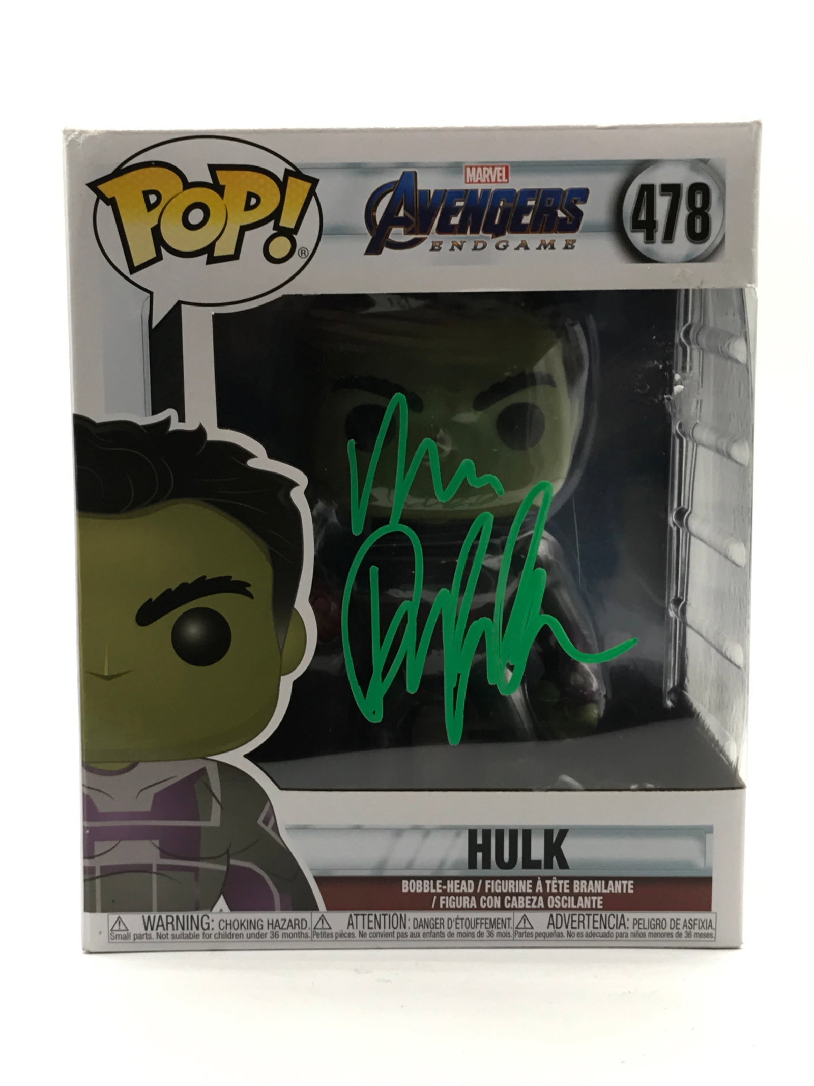 MARK RUFALLO SIGNED HULK FUNKO POP - HOLLYWOOD COA: Prices are in Canadian dollars