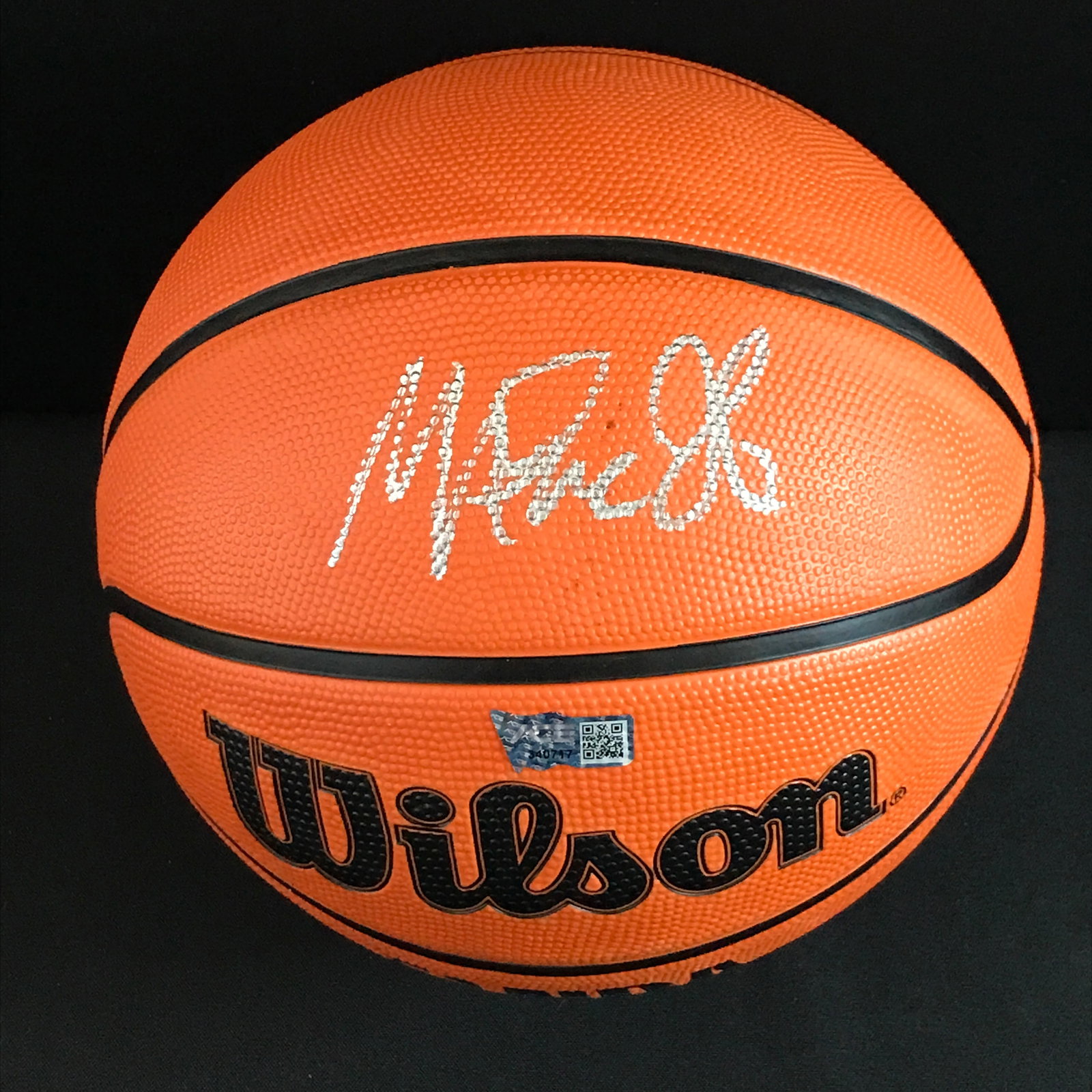 MAGIC JOHNSON SIGNED BASKETBALL - ACE COA (1 of 1)
