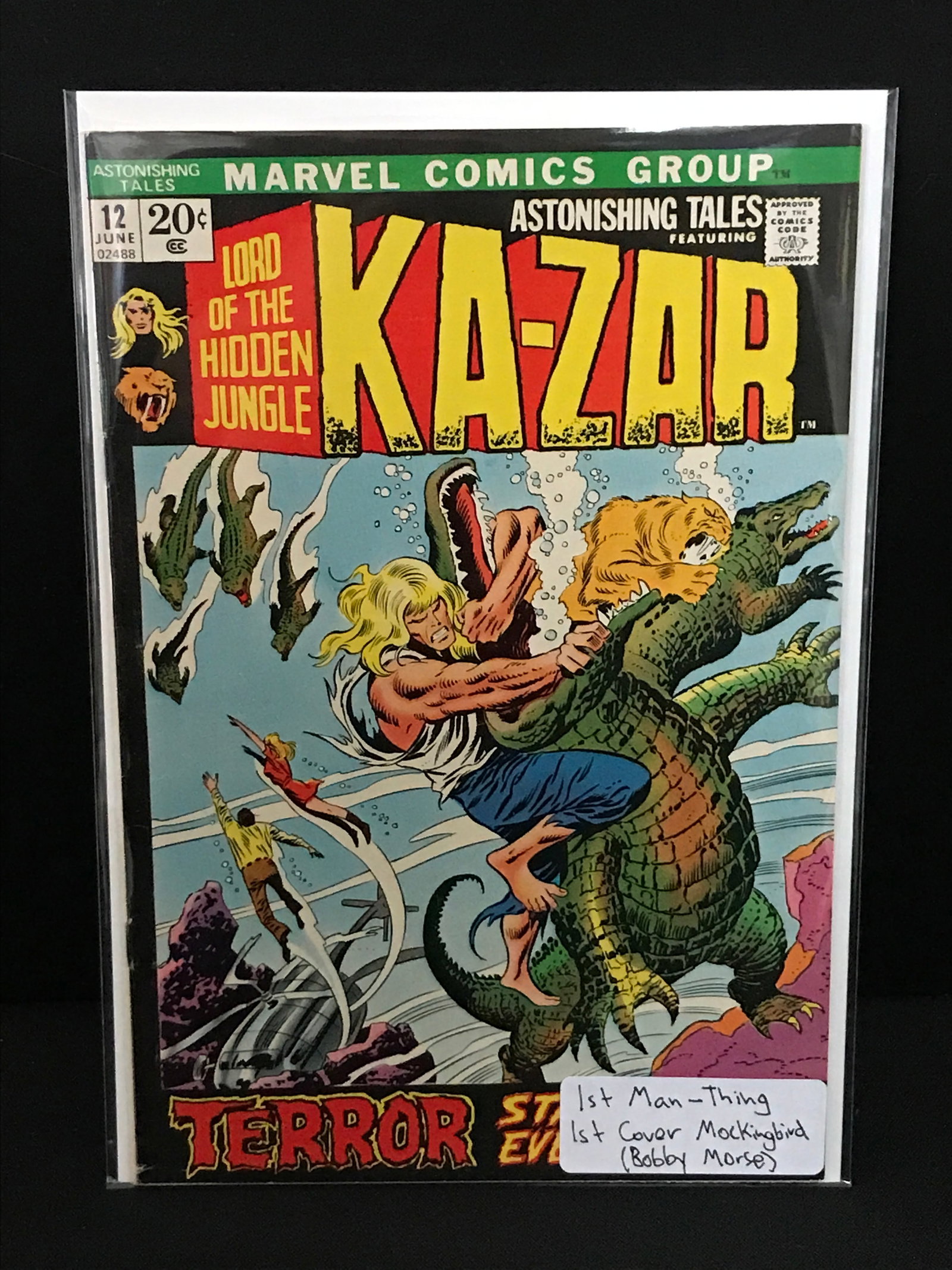 KA-ZAR #12 1ST APP MAN-THING - MARVEL COMICS: Prices are in Canadian dollars