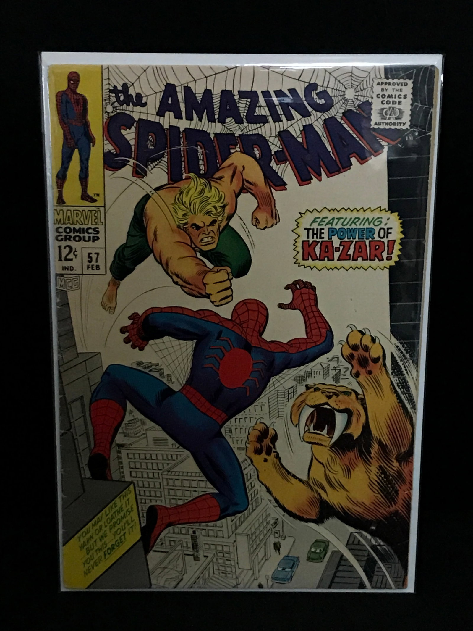 THE AMAZING SPIDERMAN #57 - MARVEL COMICS: Prices are in Canadian dollars