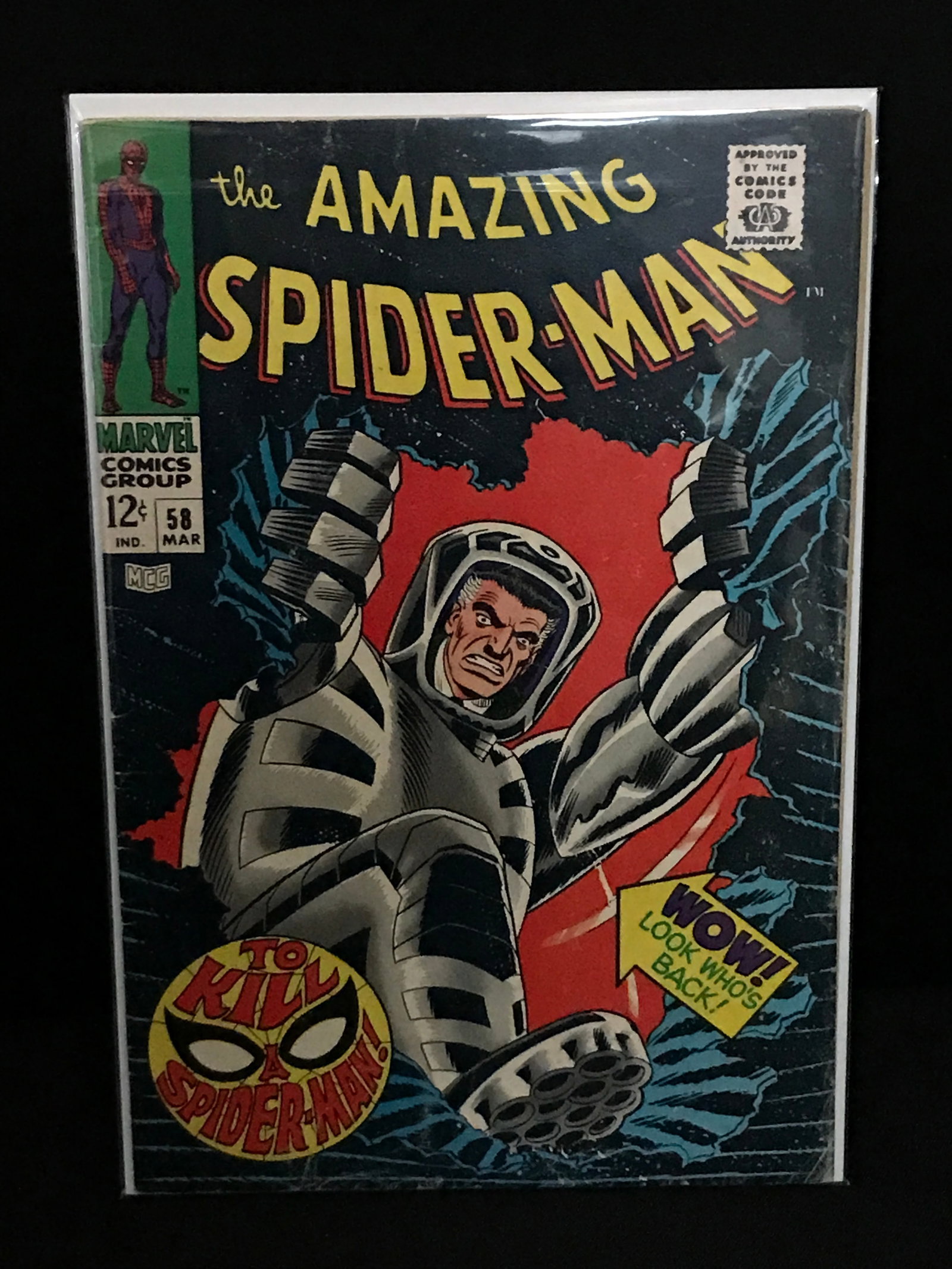 THE AMAZING SPIDERMAN #58 - MARVEL COMICS: Prices are in Canadian dollars