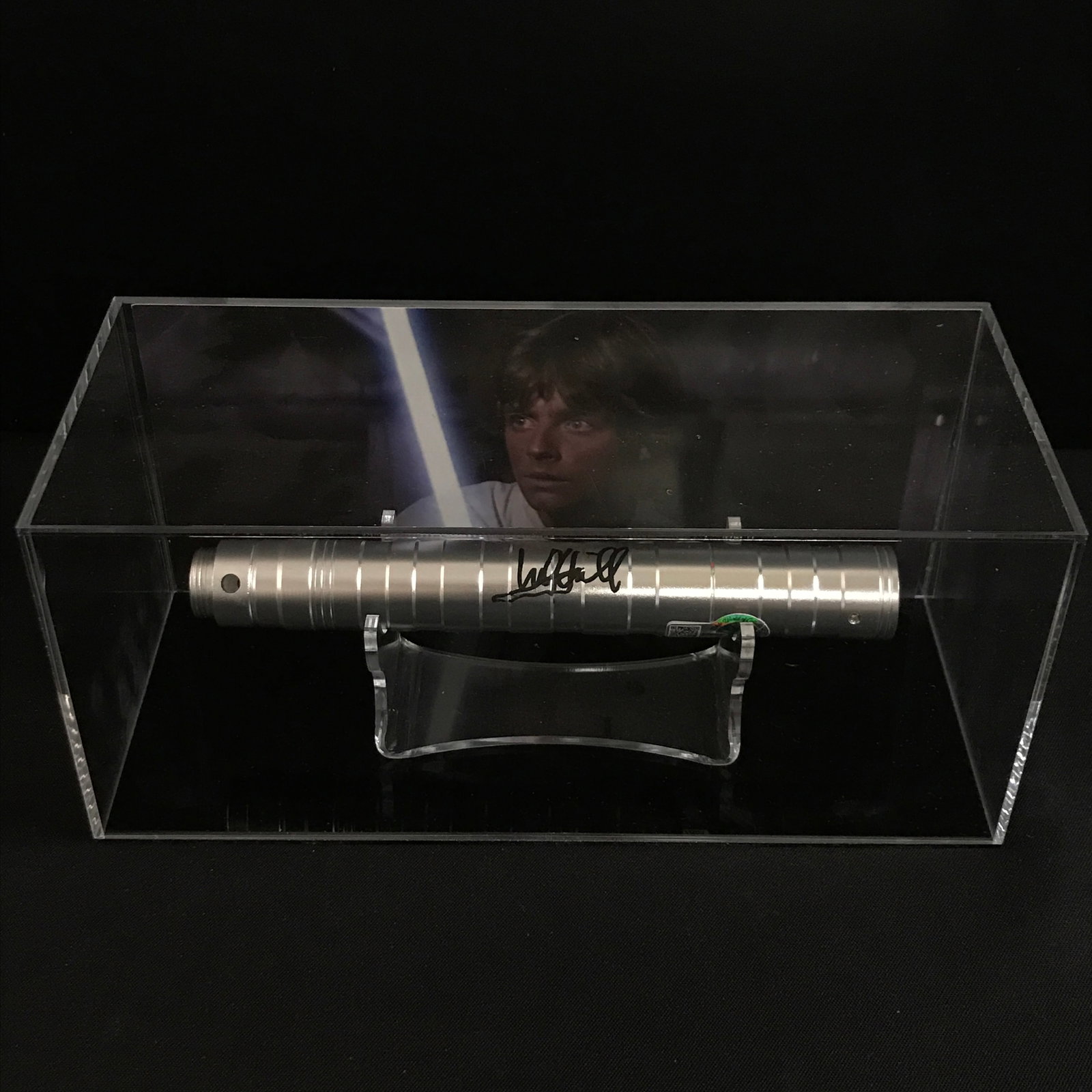 MARK HAMILL SIGNED LUKE SKYWALKER LIGHTSABER HILT - WWOC COA: Prices are in Canadian dollars