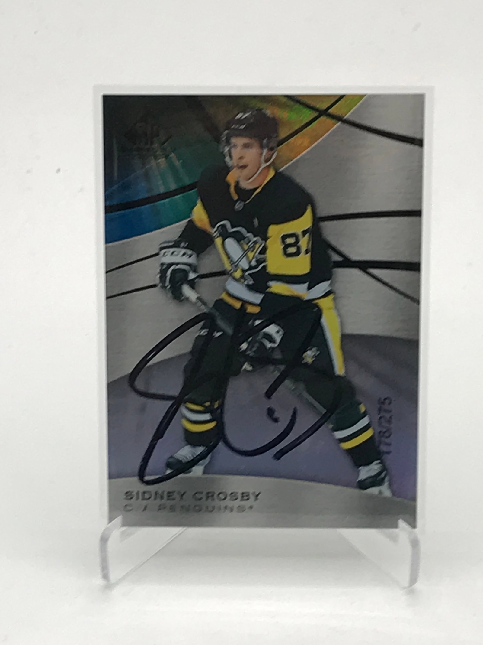 2019 UPPER DECK SPGU SIDNEY CROSBY SIGNED TRADING CARD 178/275: Prices are in Canadian dollars