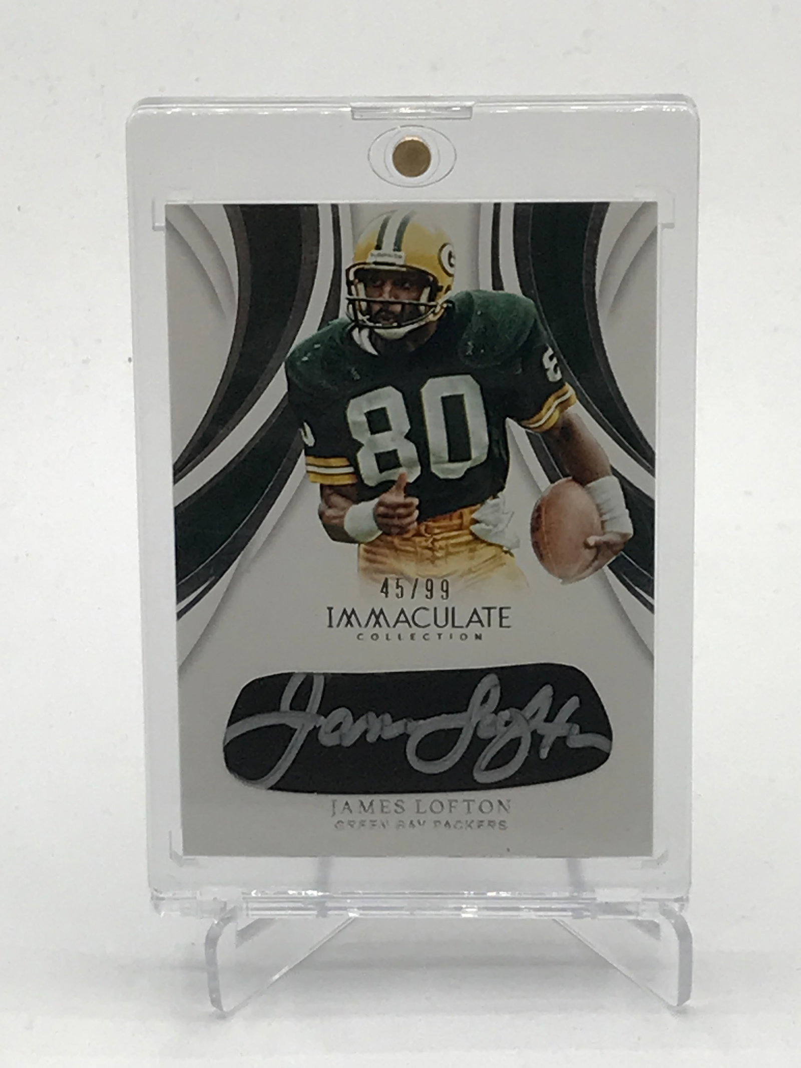 2019 PANINI IMMACULATION COLLECTION FOOTBALL JAMES LOFTON SIGNED TRADING CARD 45/99: Prices are in Canadian dollars